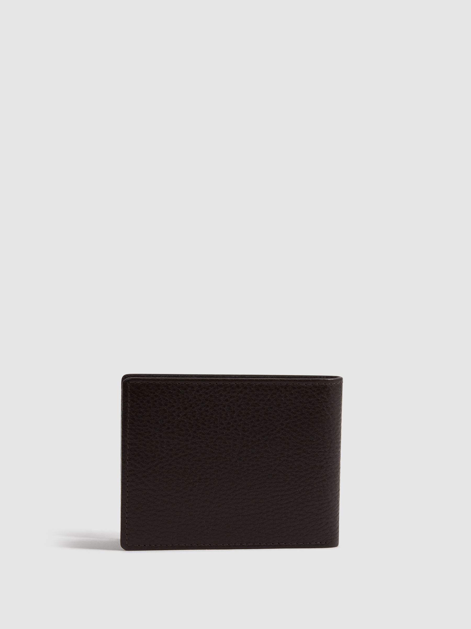 Leather Wallet in Chocolate - Image 4 of 4