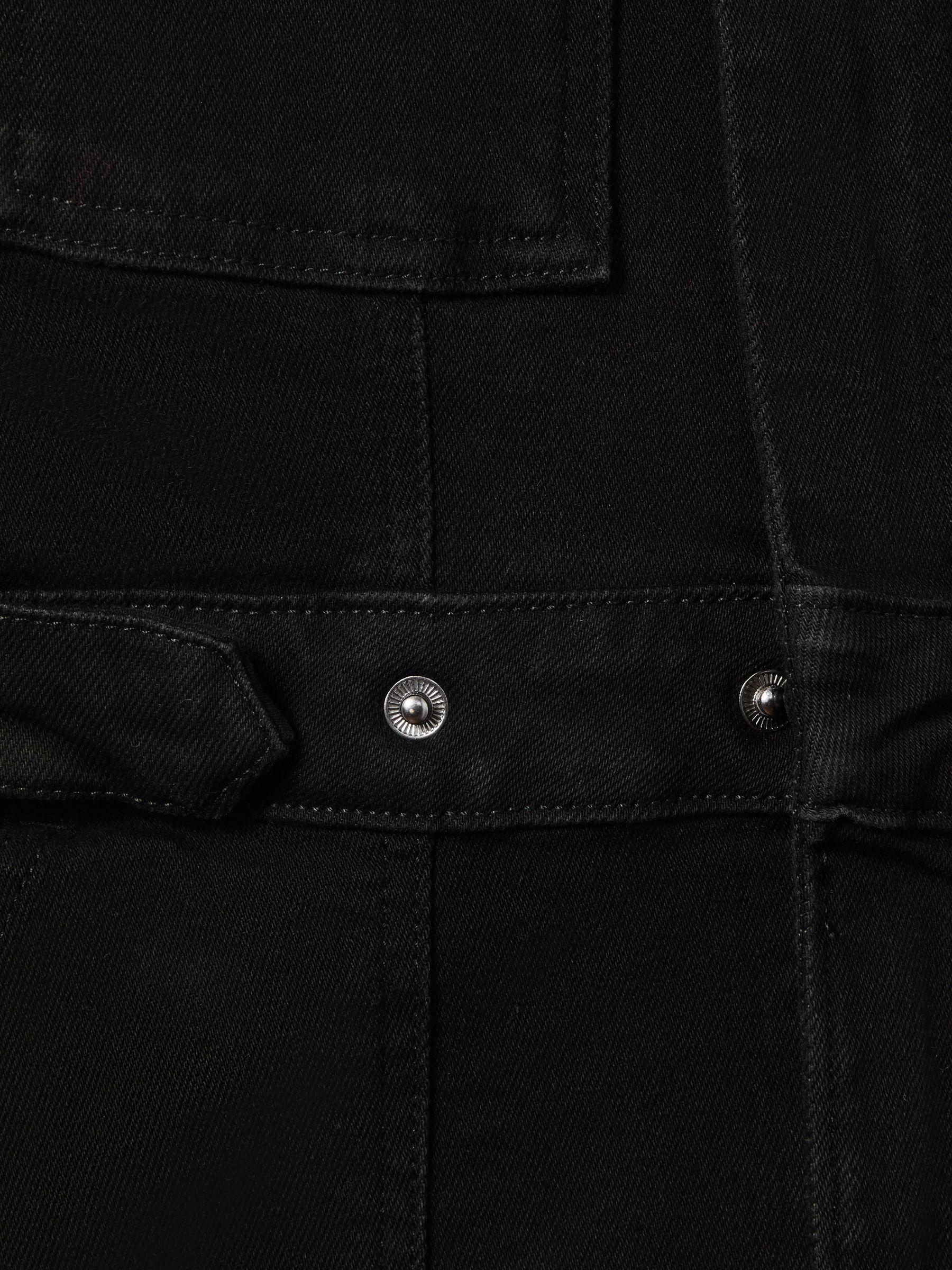 Good American Denim Mini Dress in Black - Image 5 of 5