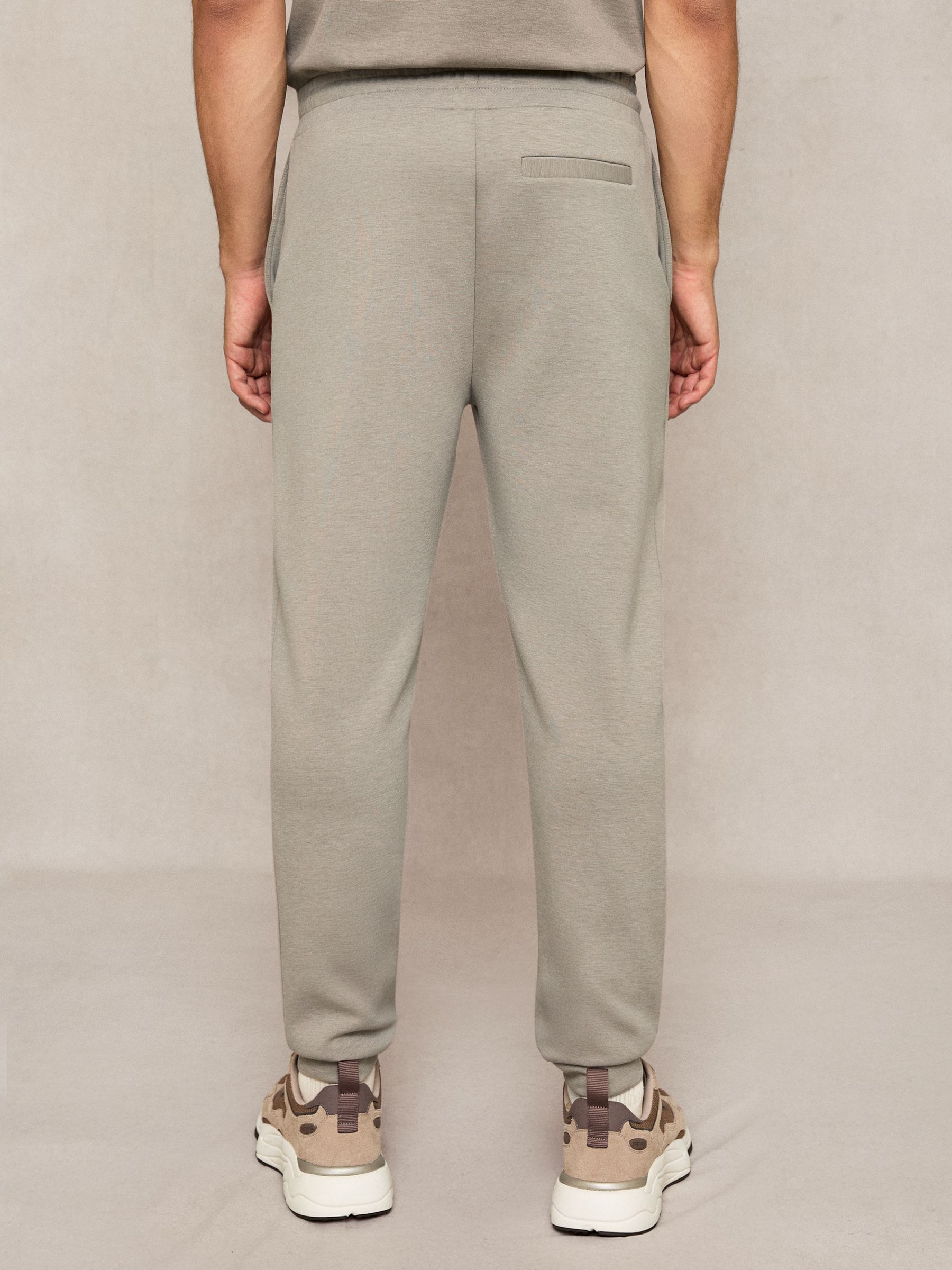 Stretch-Jersey Tailored Joggers in Taupe - image 4
