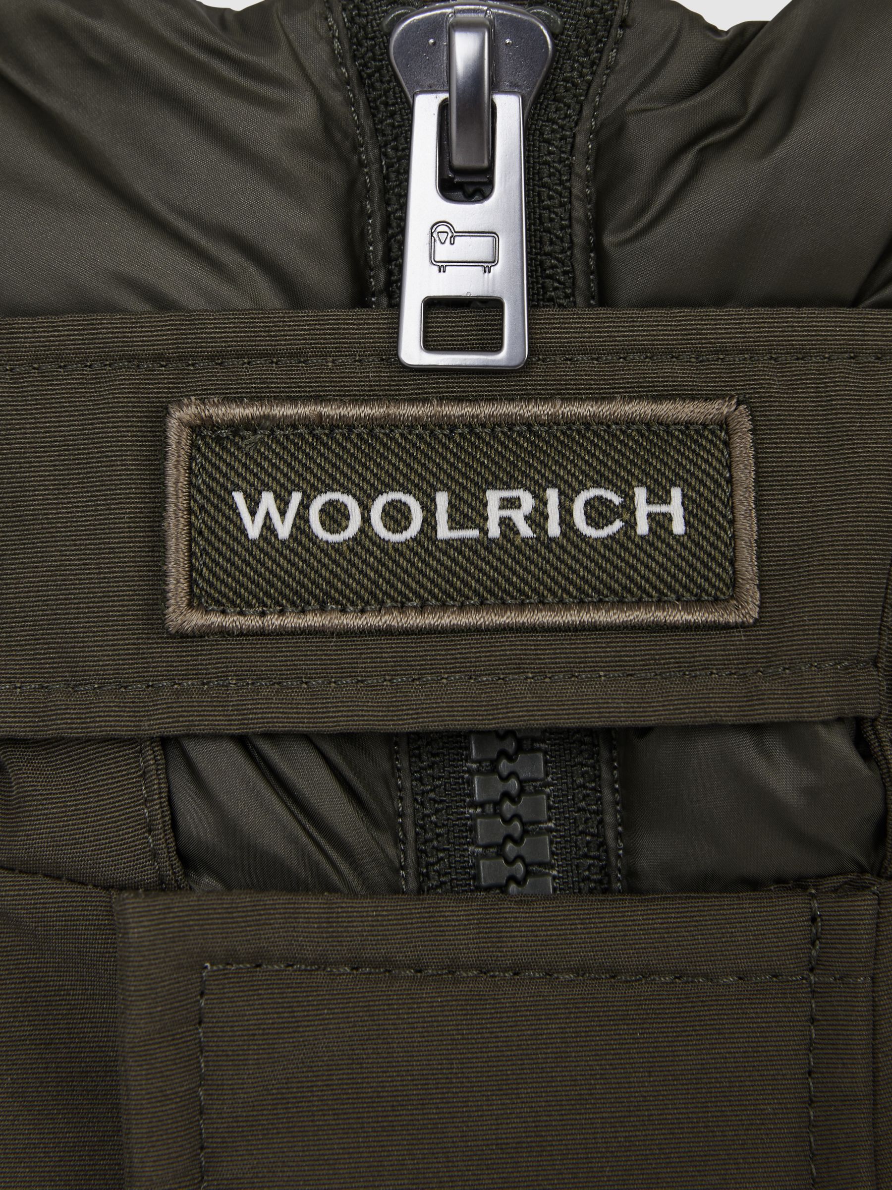 Woolrich Hooded Parka Coat in Dark Green - Image 6 of 7