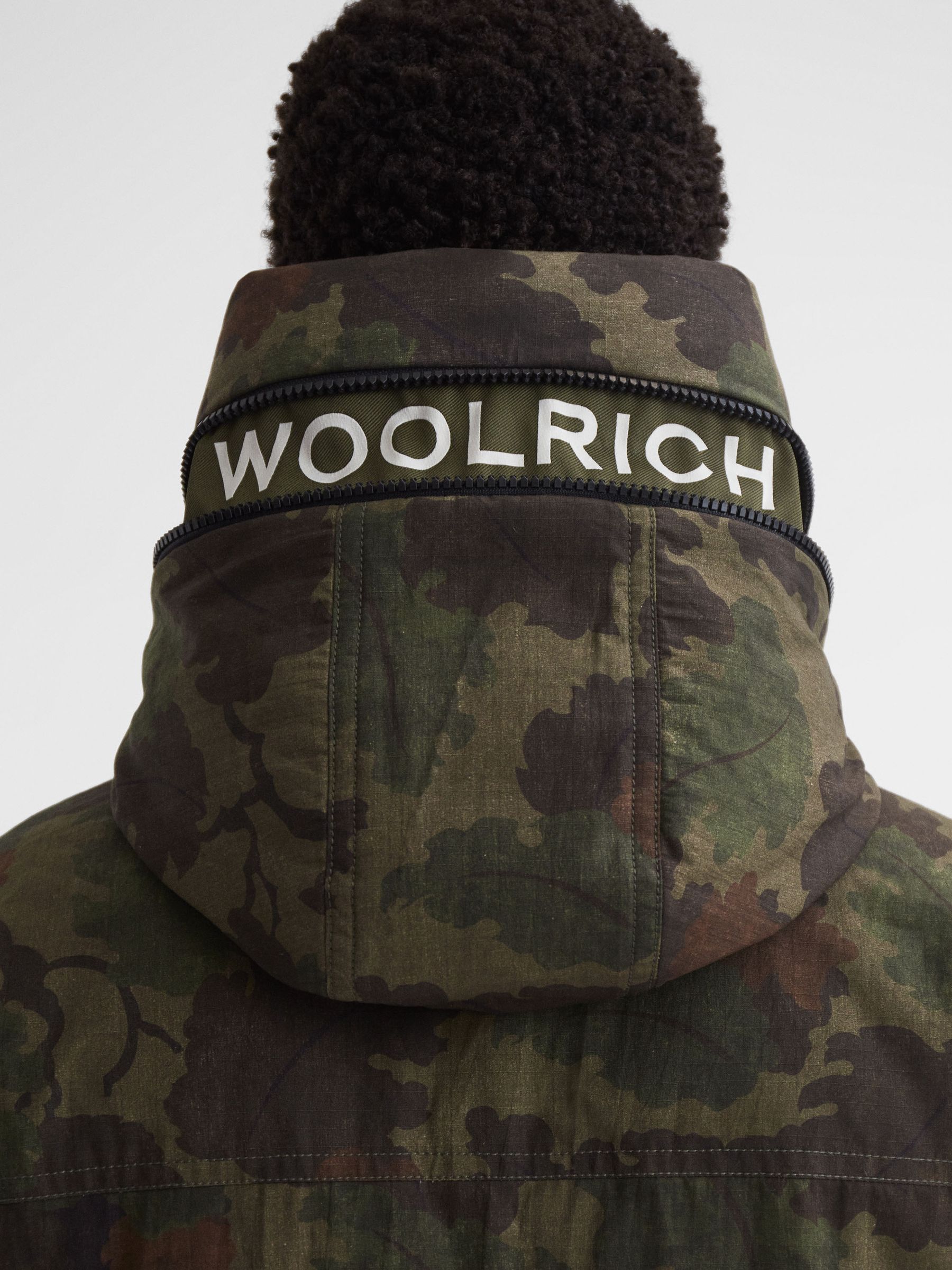 Woolrich Hooded Arctic Parka in Green Mitchell Camo - Image 4 of 7