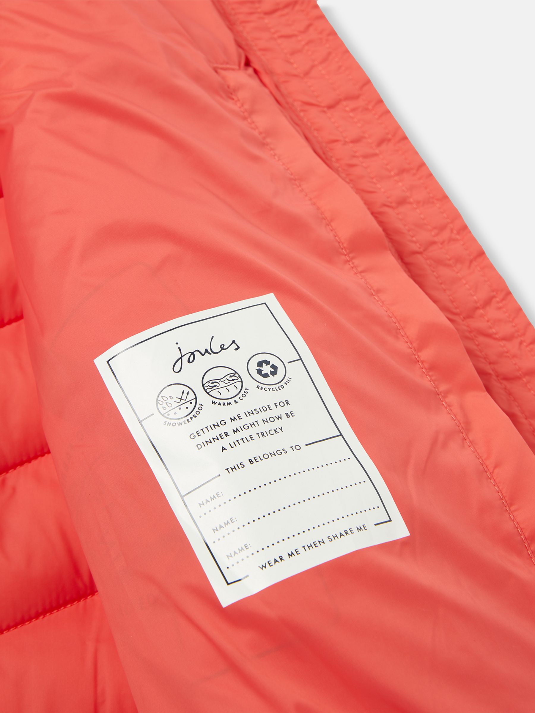 Croft Pink Showerproof Padded Gilet - Image 5 of 6