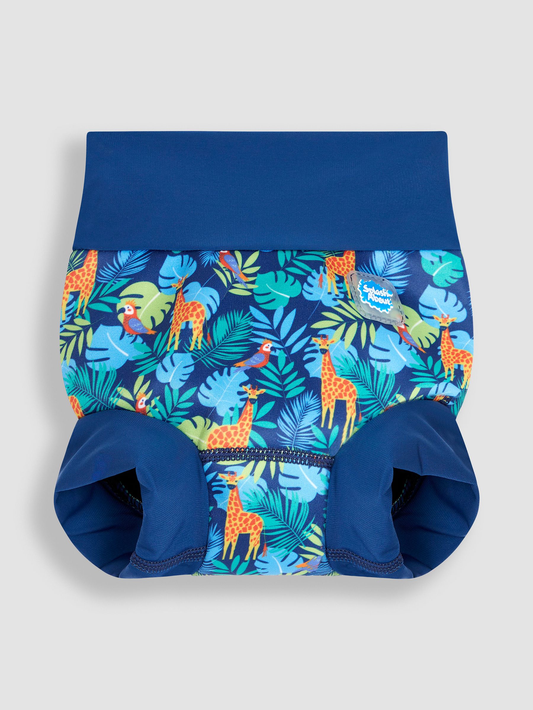 Blue Tropical Happy Nappy - Image 1 of 3