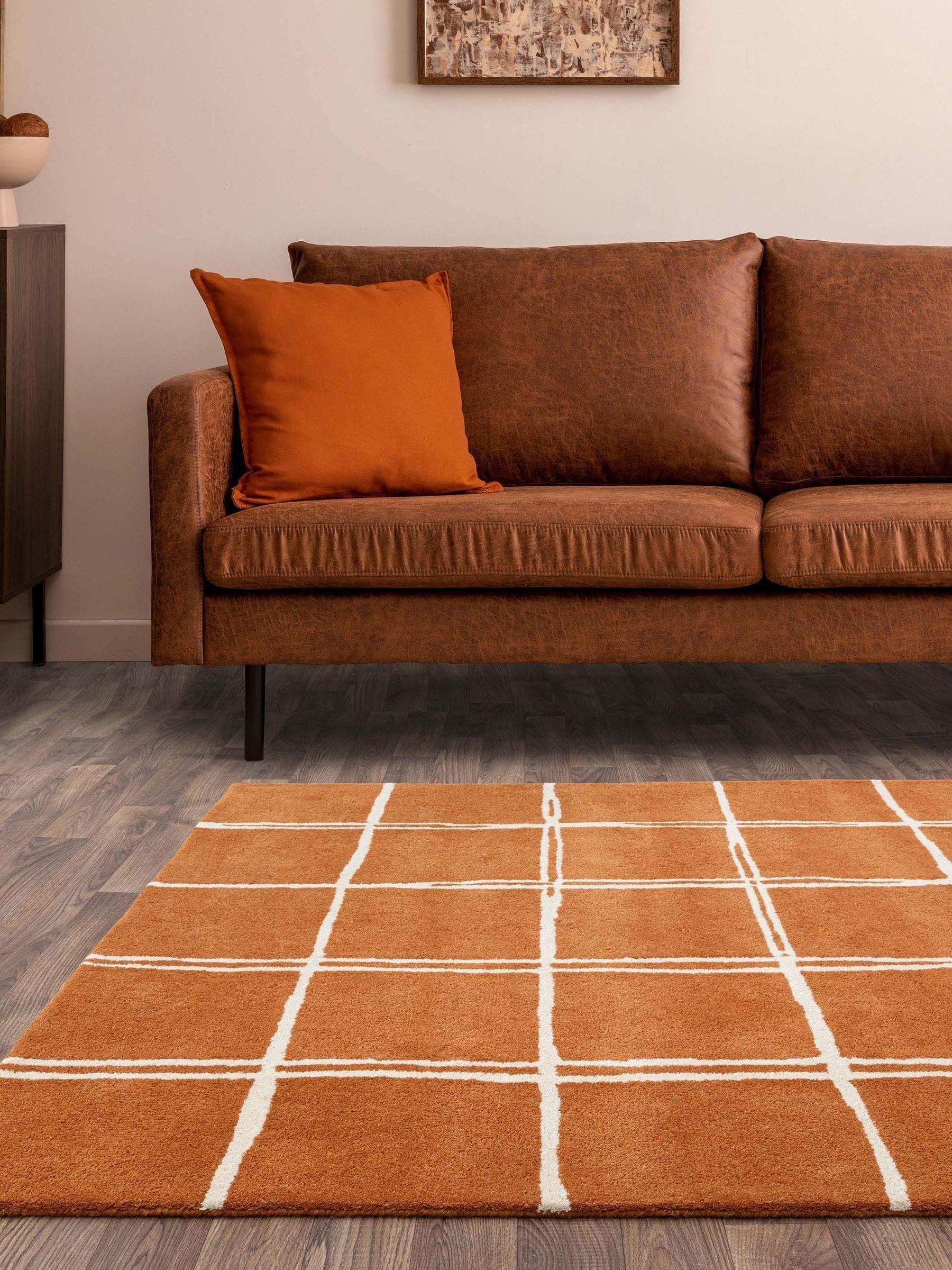 Asiatic Rugs Orange Albany Rug - Image 1 of 3