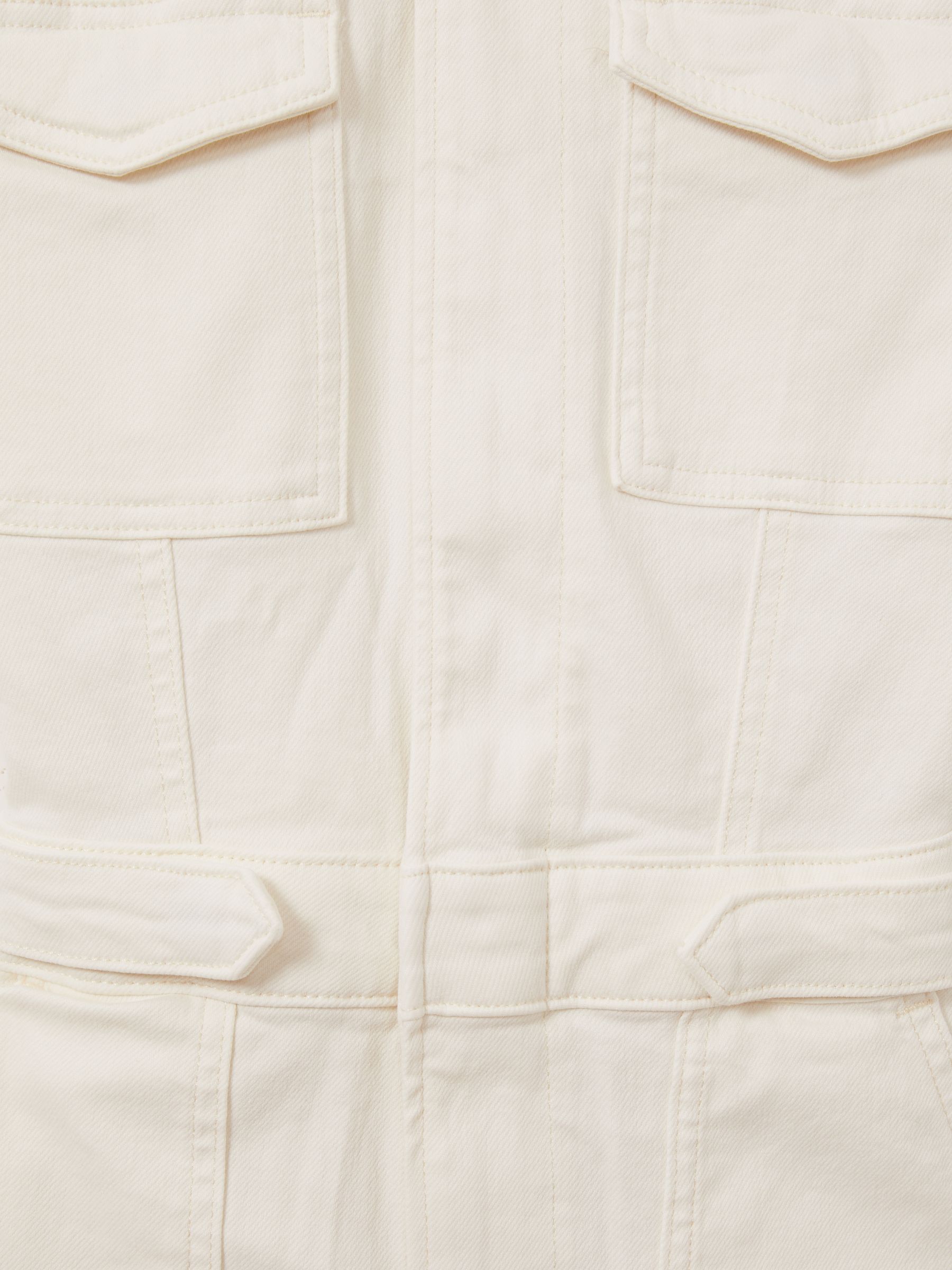 Good American Straight Leg Jumpsuit in White - Image 2 of 5