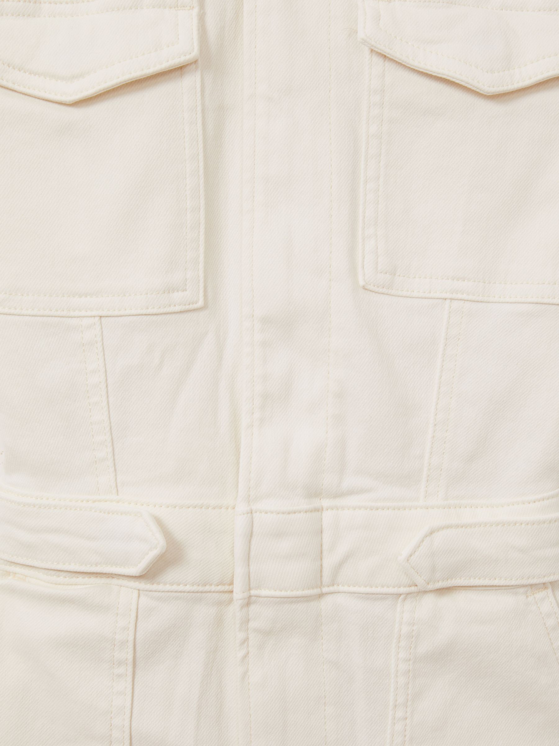 Good American Straight Leg Jumpsuit in White - Image 5 of 5