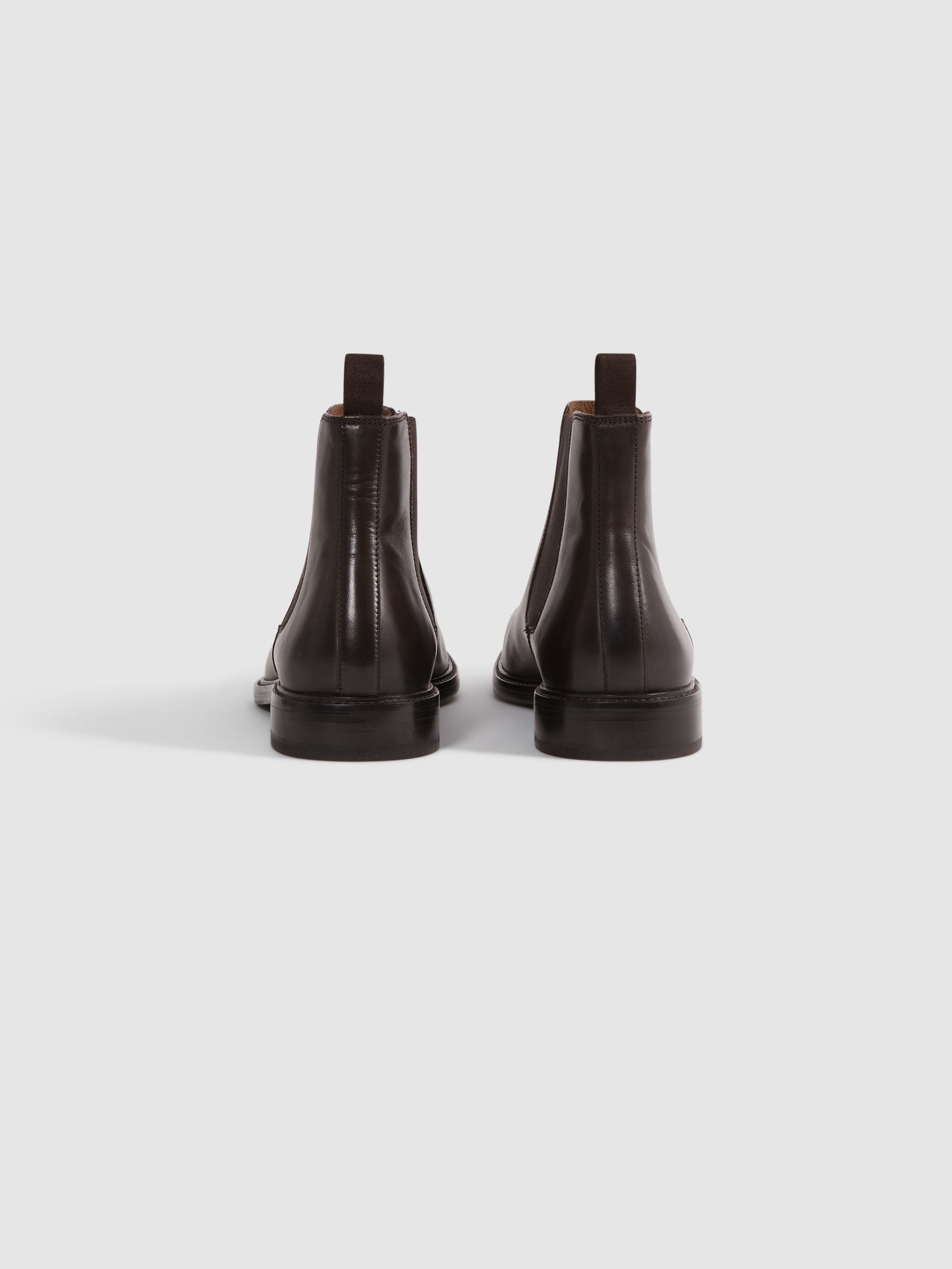 Leather Chelsea Boots in Brown - Image 4 of 6