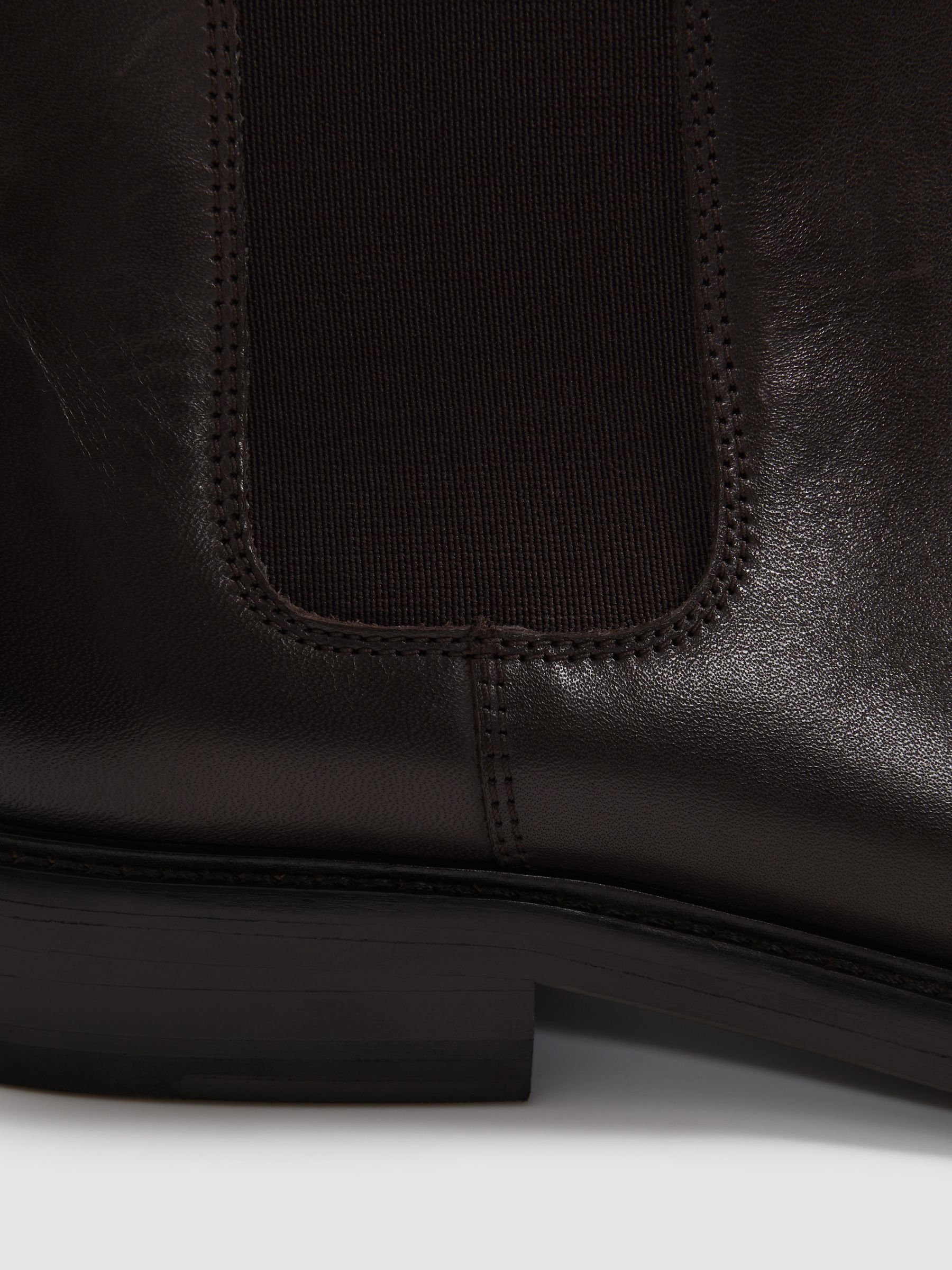 Leather Chelsea Boots in Brown - Image 5 of 6
