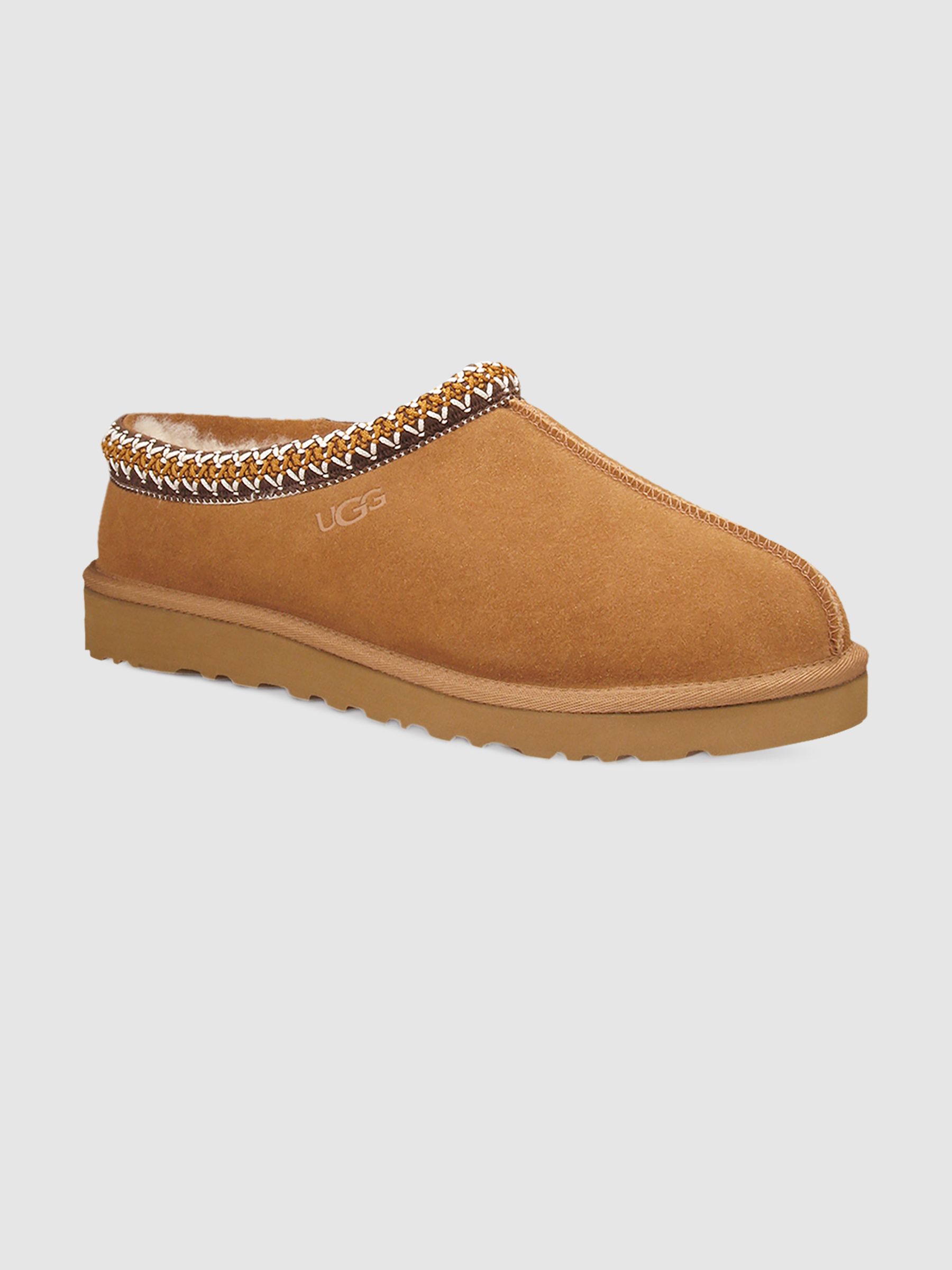 Tasman Suede Slippers in Chestnut - Image 3 of 5