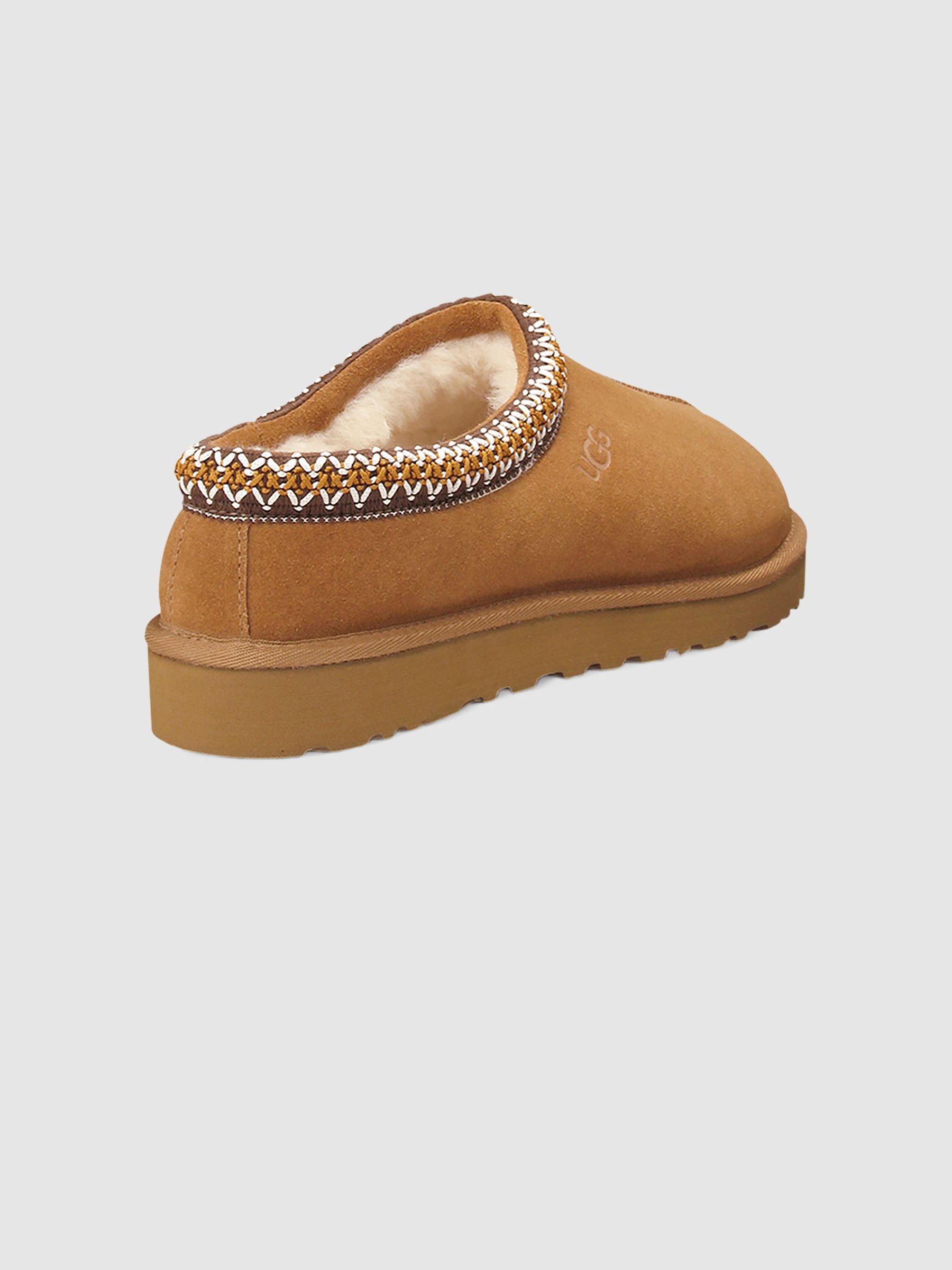 Tasman Suede Slippers in Chestnut - Image 4 of 5