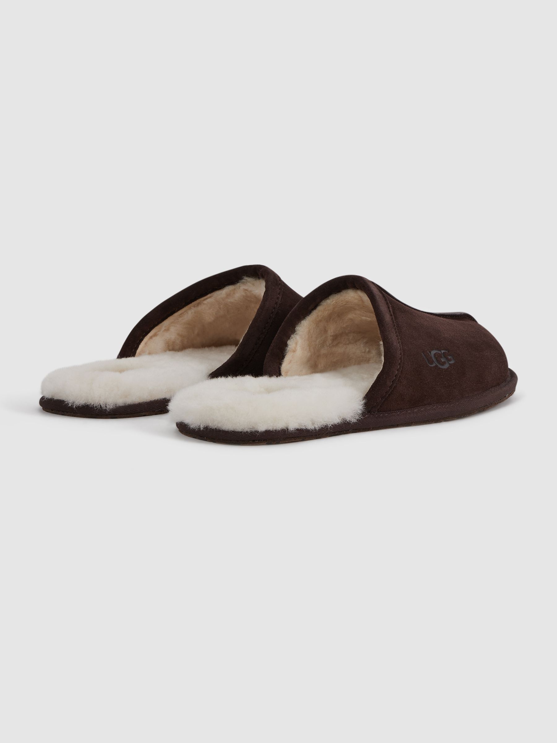 Sheepskin Slippers in Dusted Cocoa - Image 4 of 6