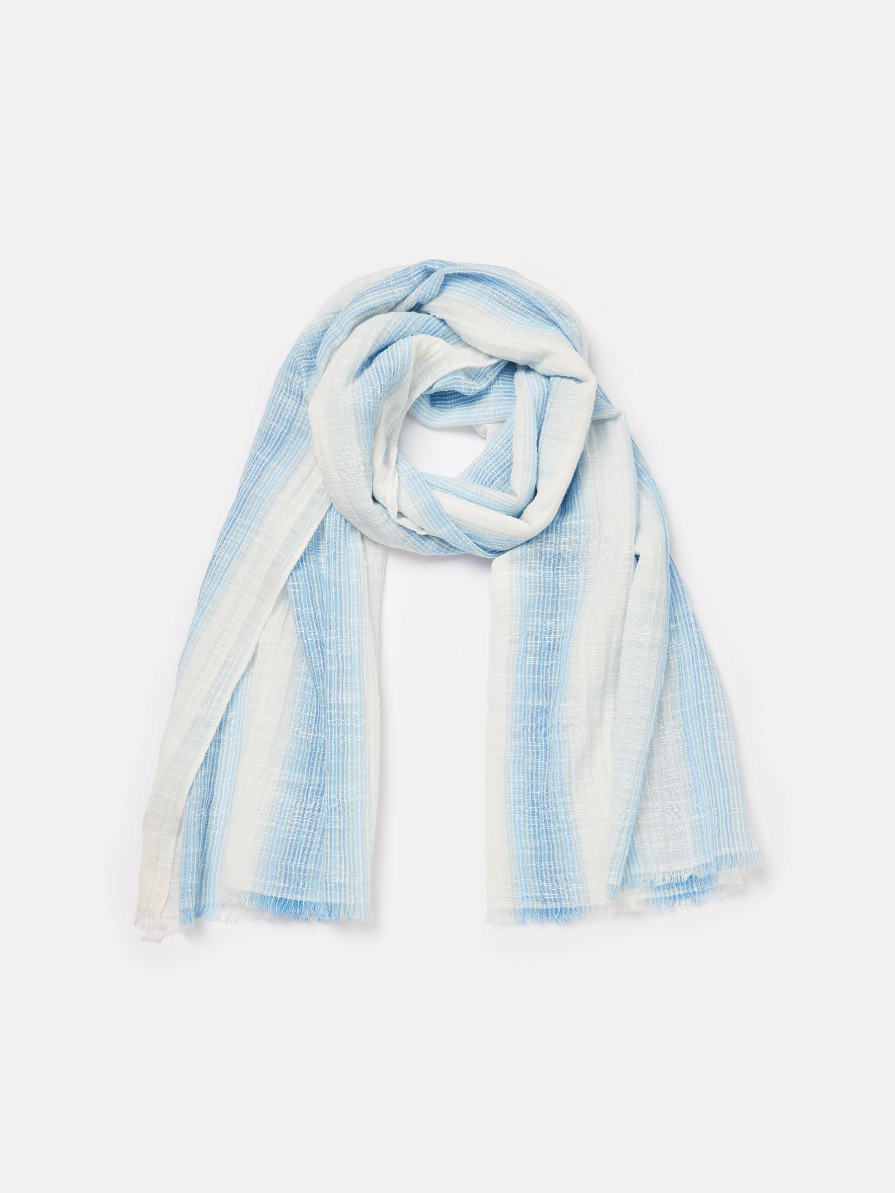 Orla Blue/White Scarf - Image 3 of 5