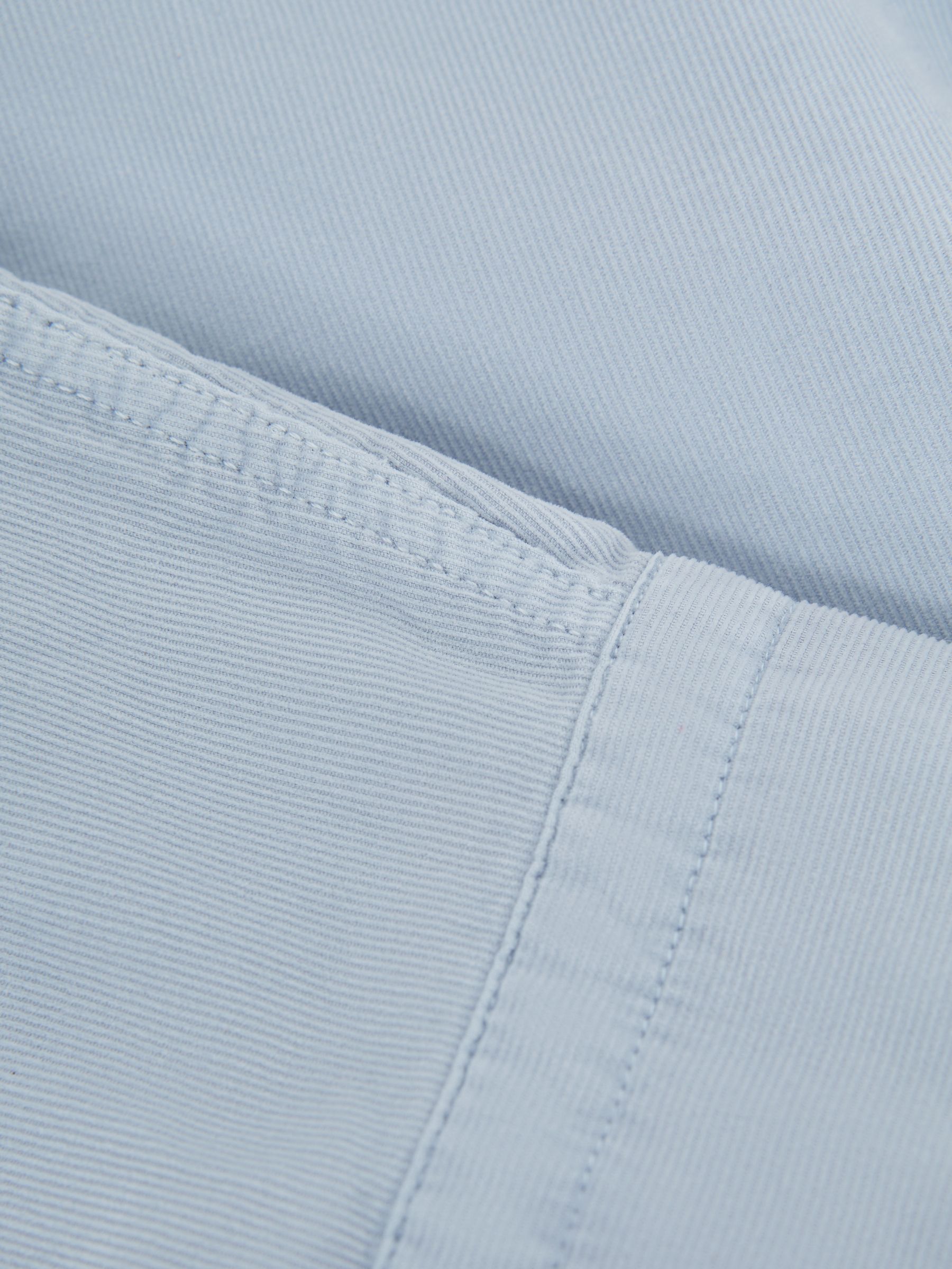 Corduroy Cutaway Collar Shirt in Soft Blue - Image 6 of 6