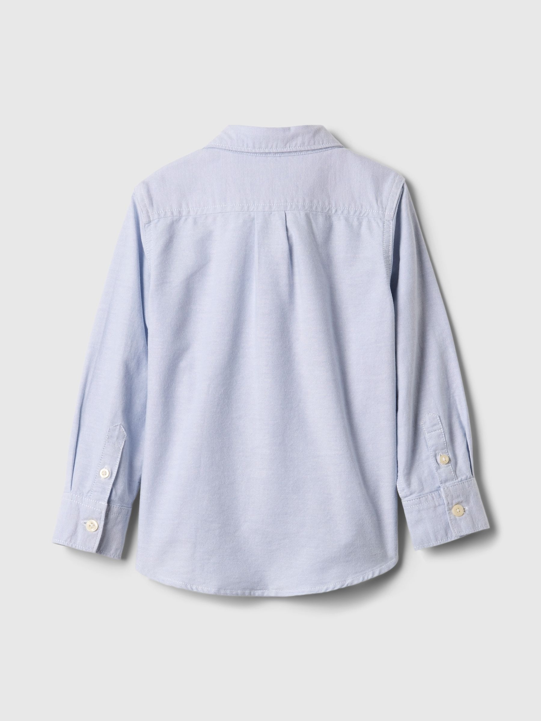 Blue Long Sleeve Oxford Shirt (6mths-5yrs) - Image 2 of 2