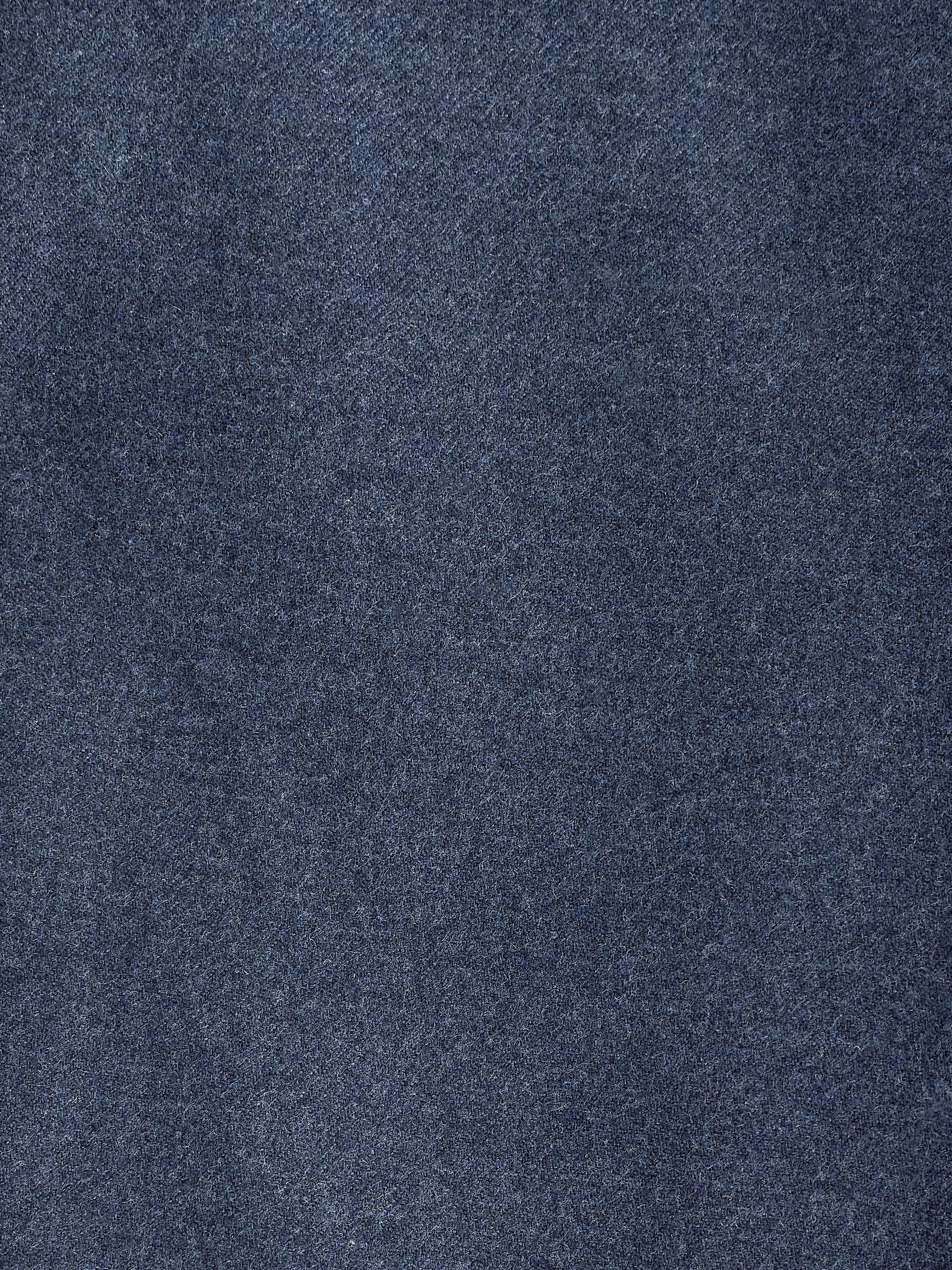 Blue Slim Fit Flannel Suit Trousers - Image 7 of 9