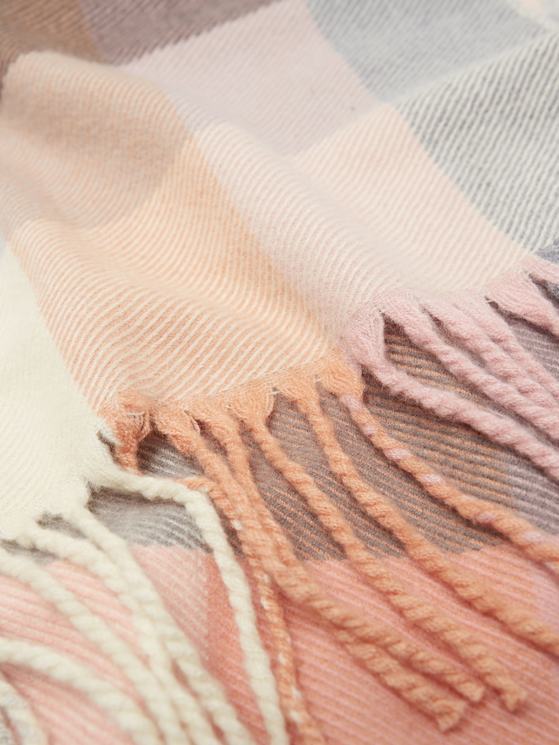 Langtree Pink & Grey Scarf - Image 4 of 4