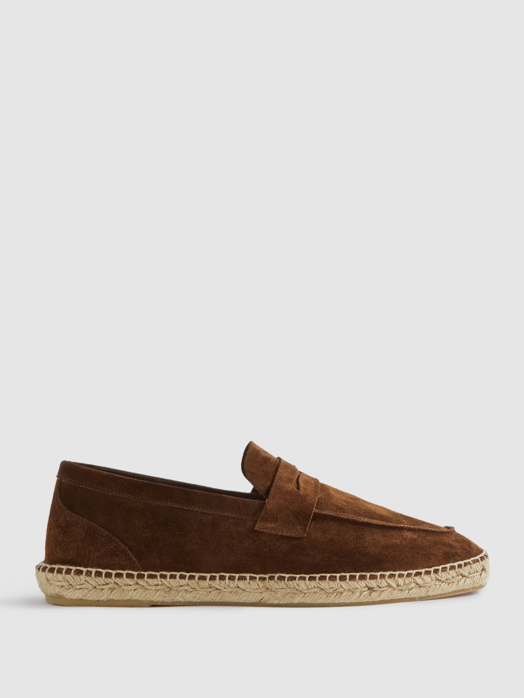 Suede Espadrilles in Tobacco - Image 1 of 5