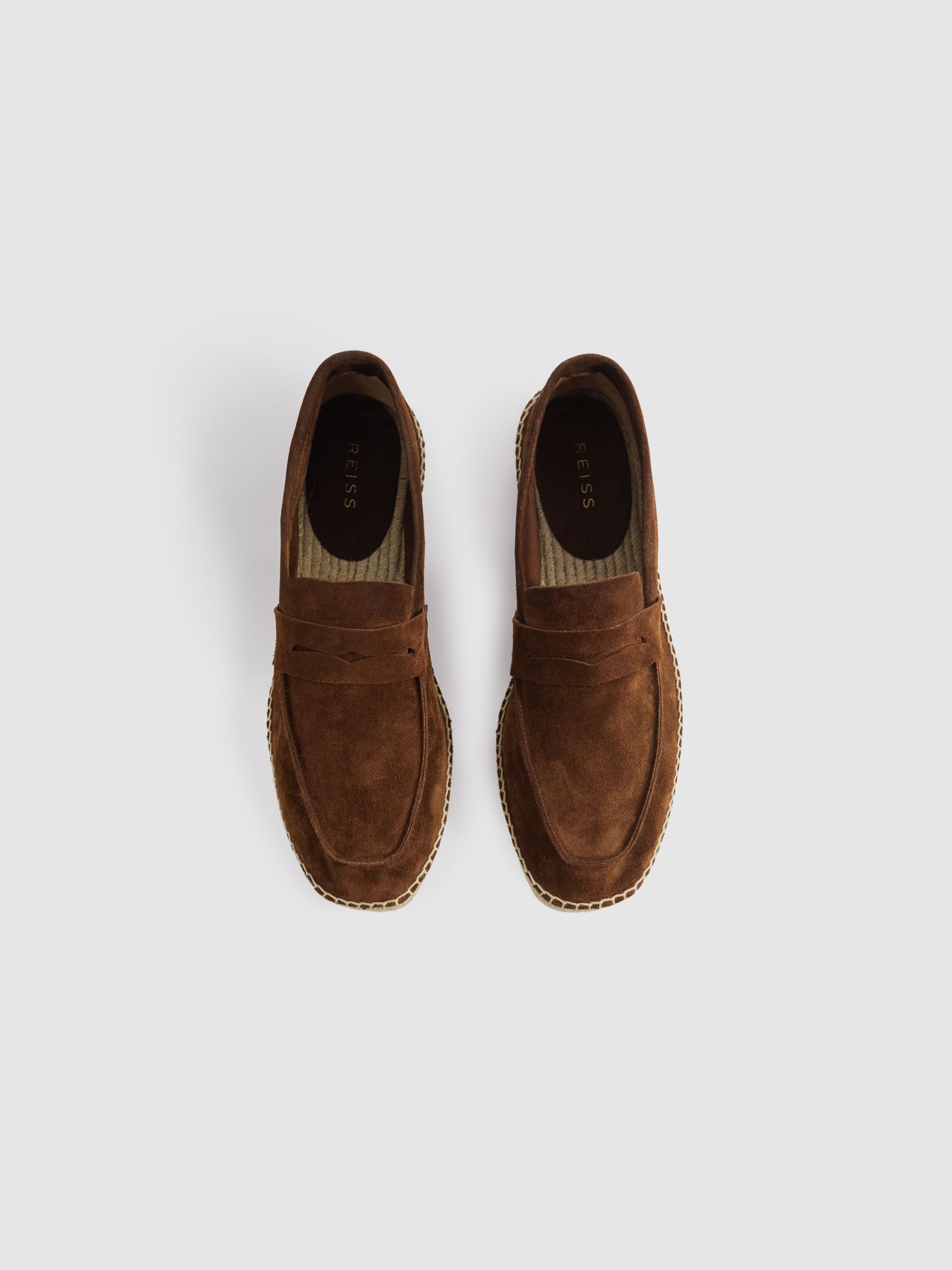 Suede Espadrilles in Tobacco - Image 3 of 5