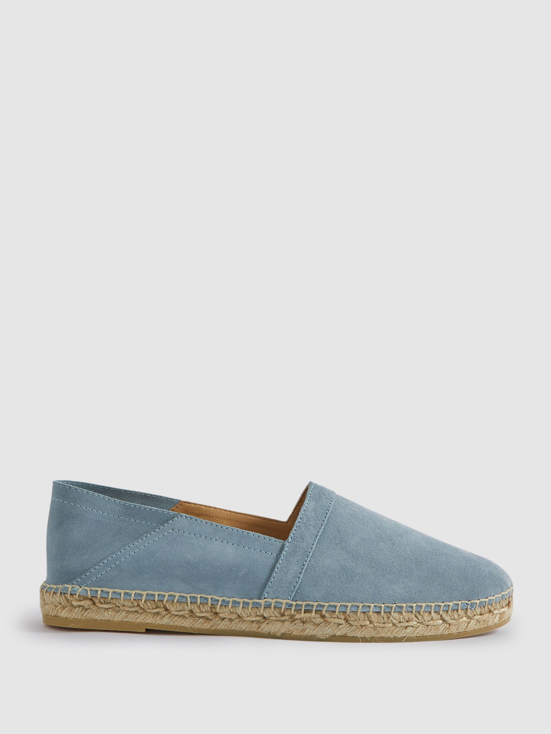 Suede Espadrilles in Light Blue - Image 1 of 5