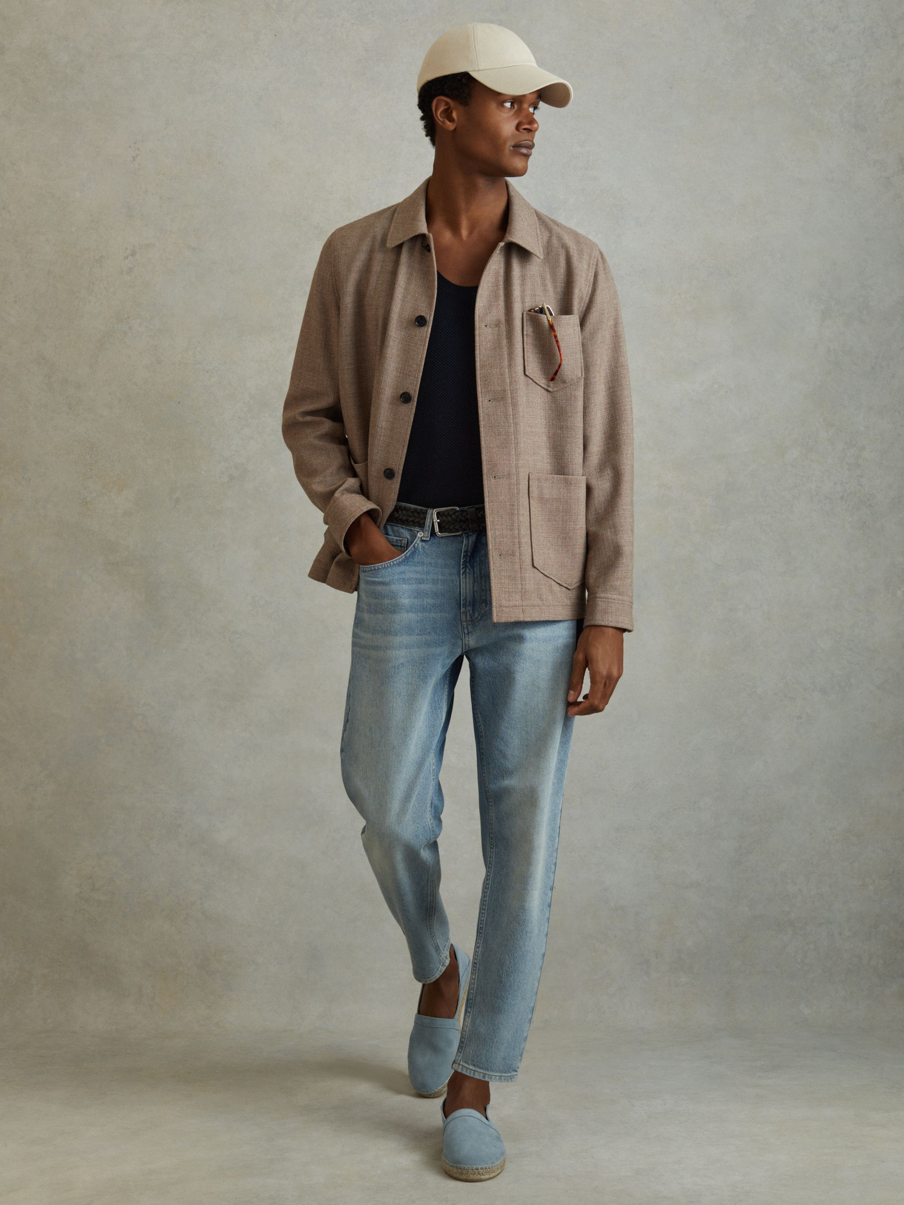 Suede Espadrilles in Light Blue - Image 2 of 5