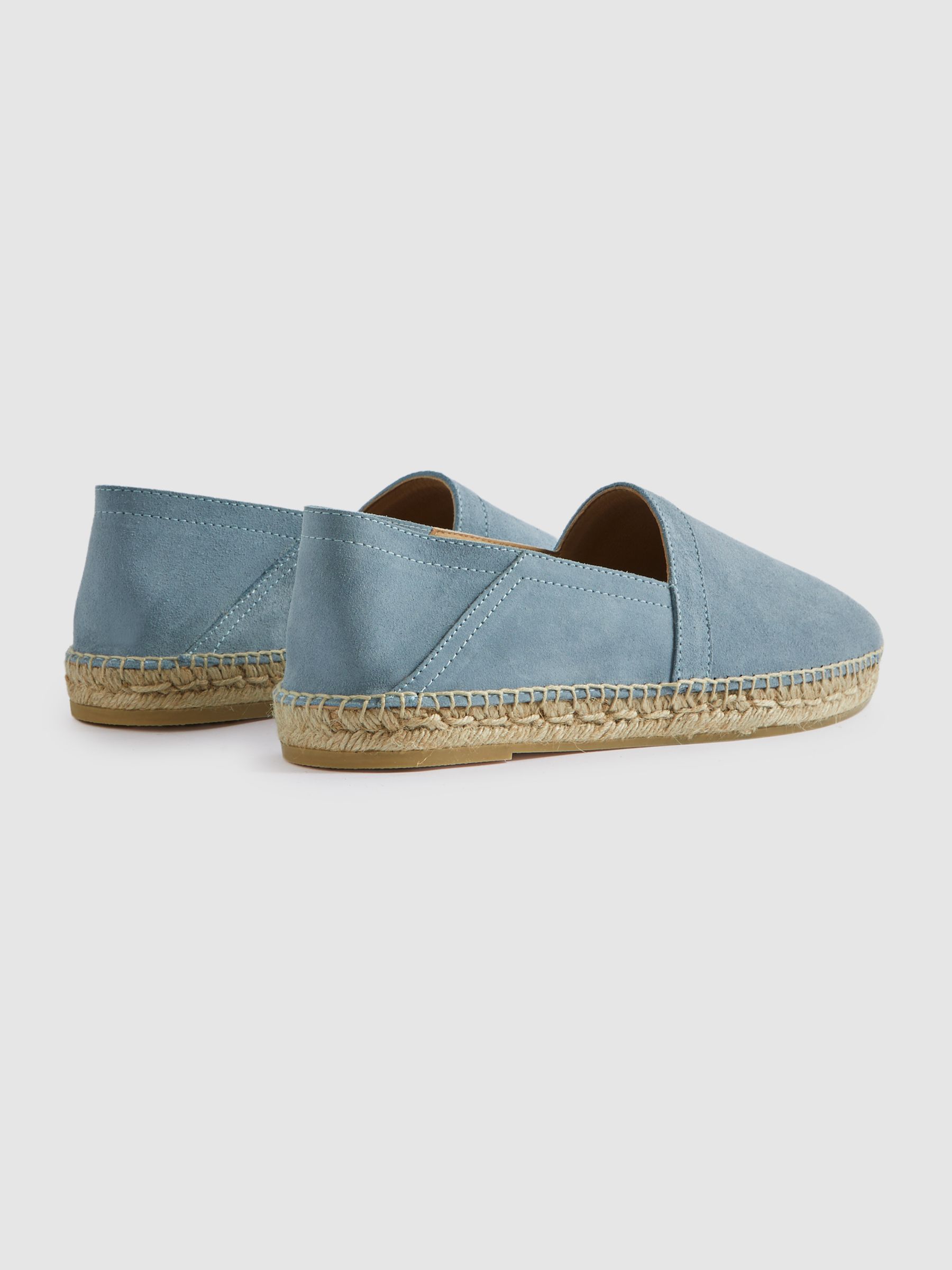 Suede Espadrilles in Light Blue - Image 4 of 5