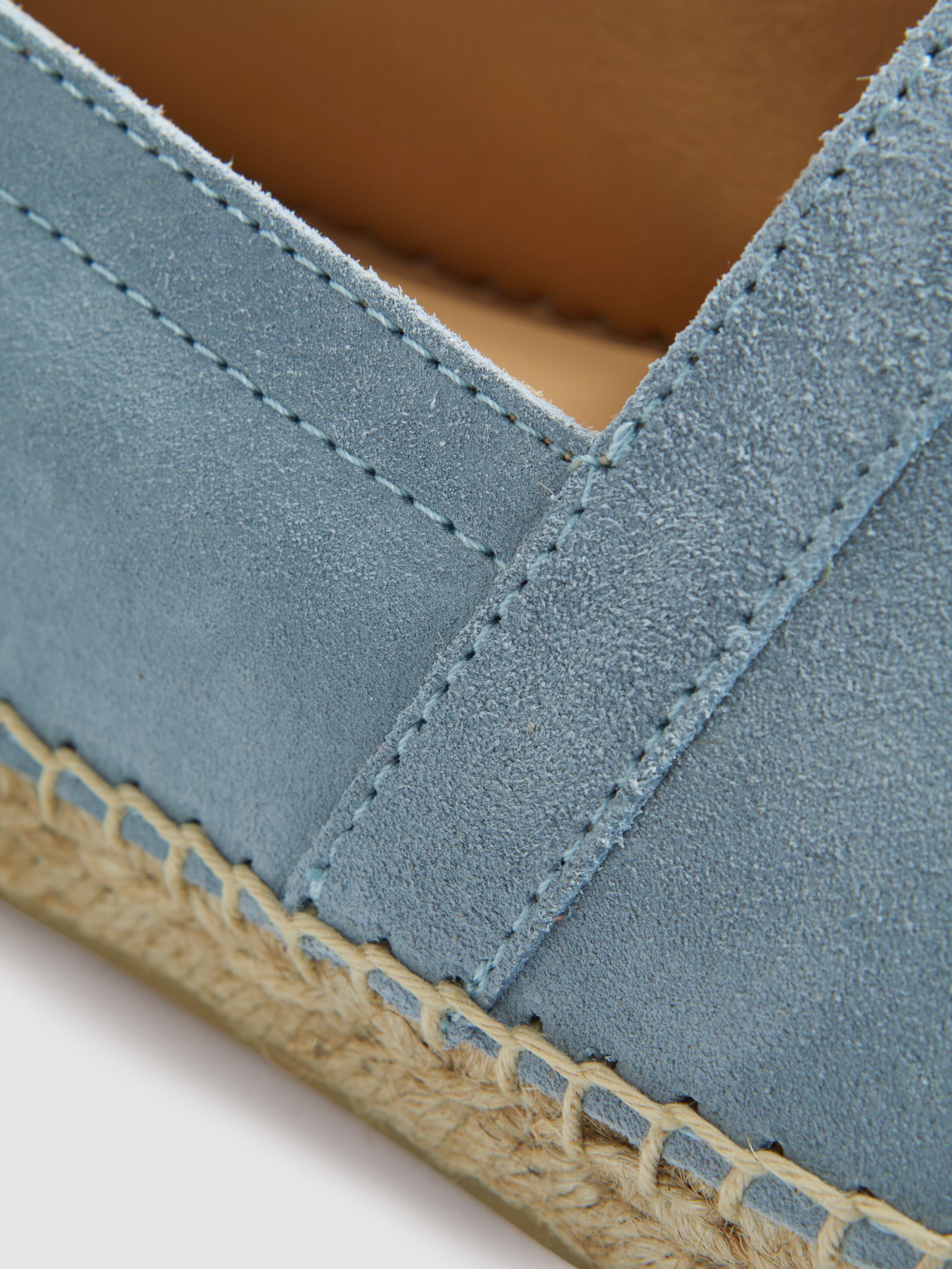 Suede Espadrilles in Light Blue - Image 5 of 5