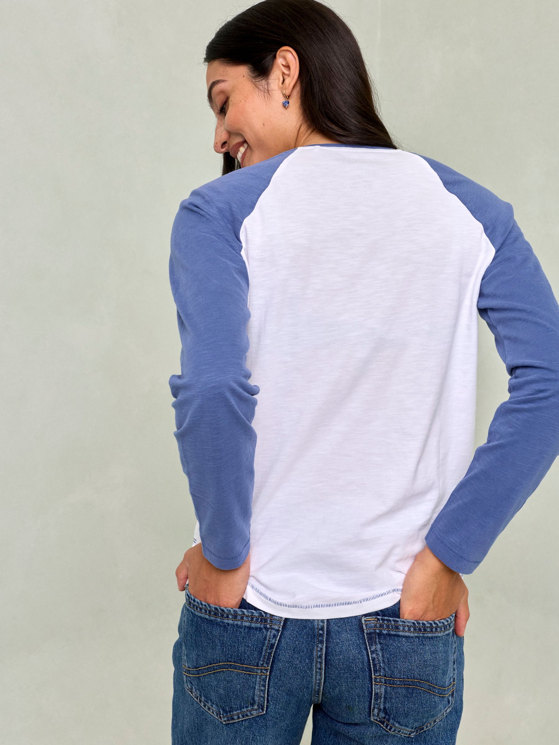 Raya Blue Raglan Tee - Image 2 of 5 Raya Blue Raglan Tee - Image 2 of 5