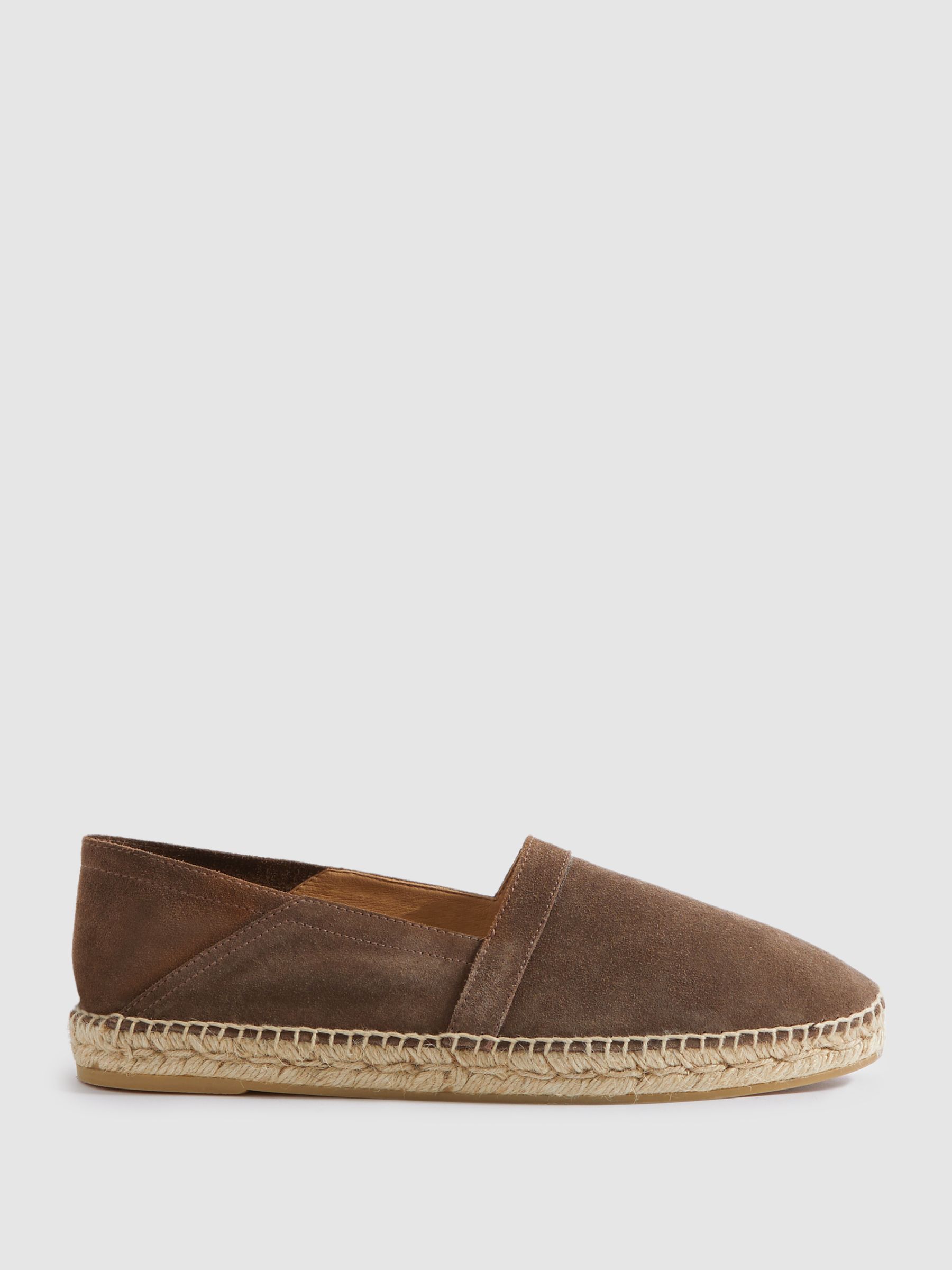 Suede Espadrilles in Coffee - Image 1 of 5