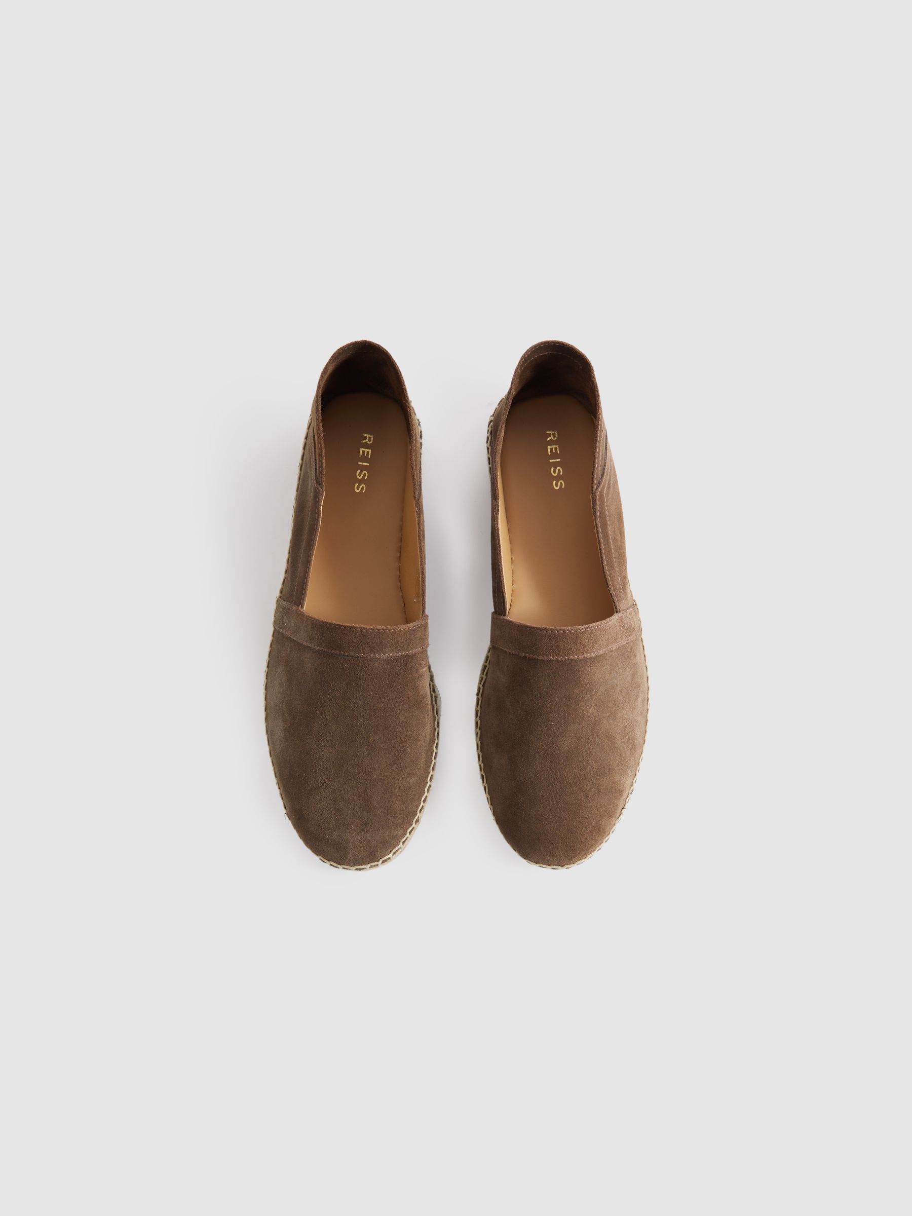 Suede Espadrilles in Coffee - Image 3 of 5