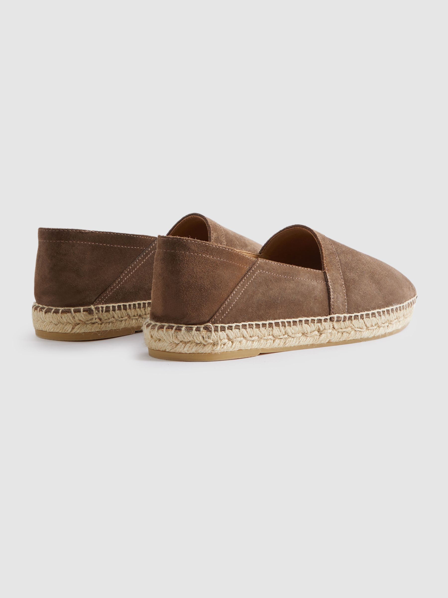 Suede Espadrilles in Coffee - Image 4 of 5