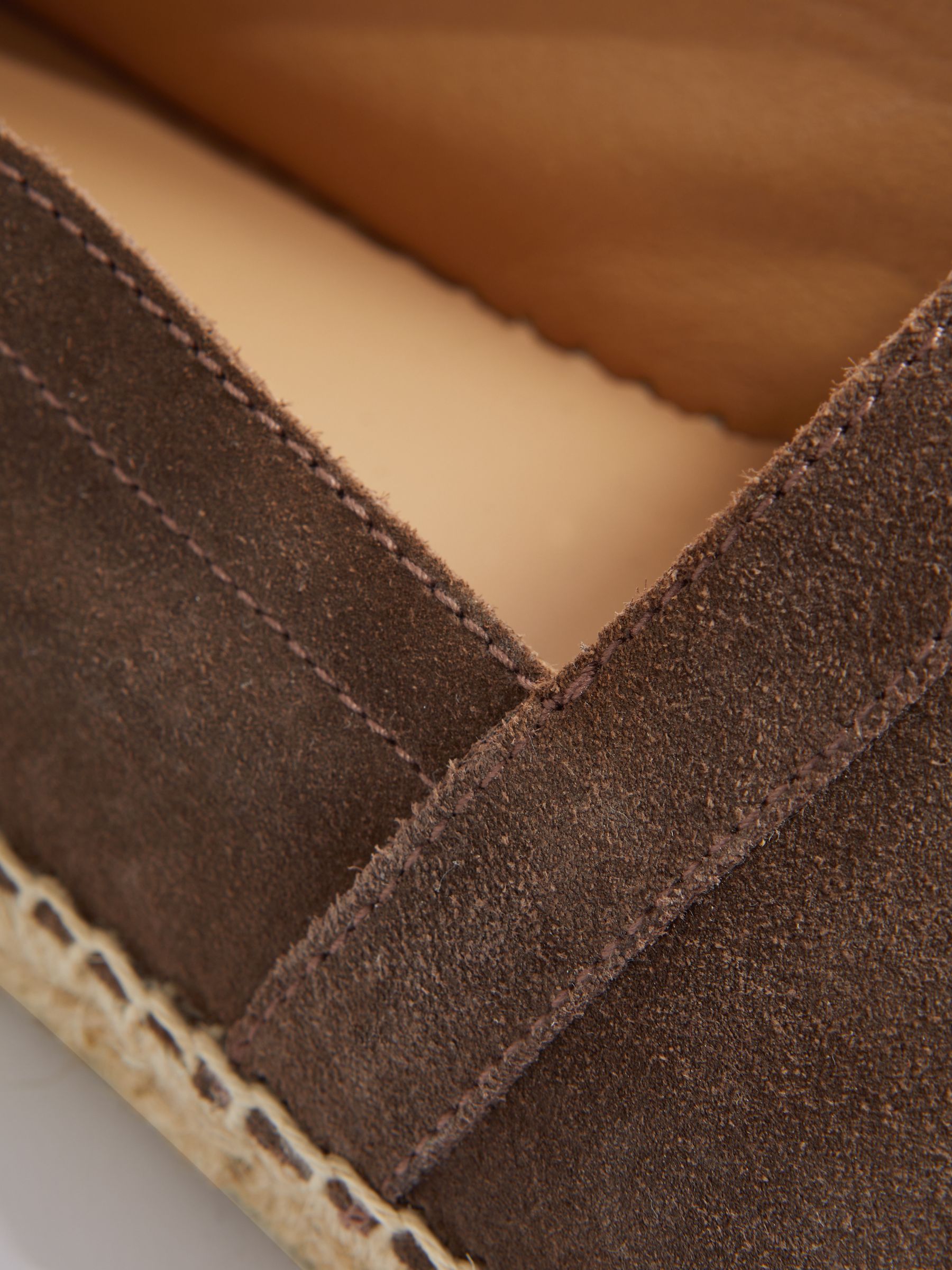 Suede Espadrilles in Coffee - Image 5 of 5