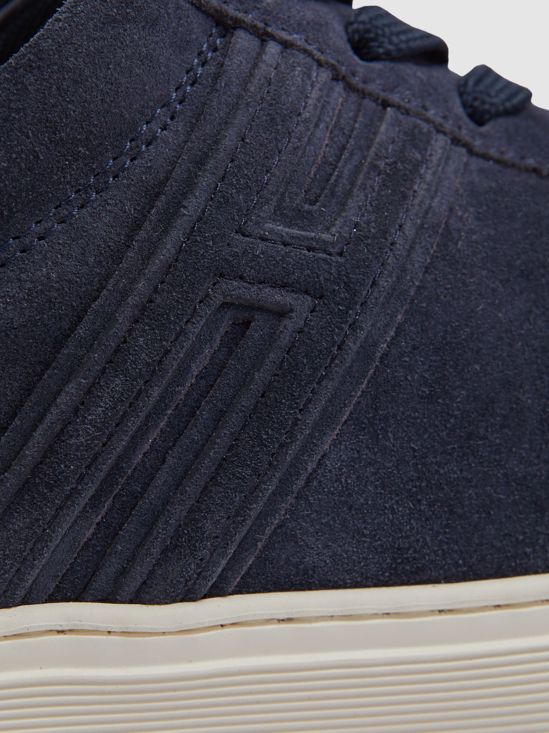Hogan Lace-Up Trainers in Blue - Image 4 of 4