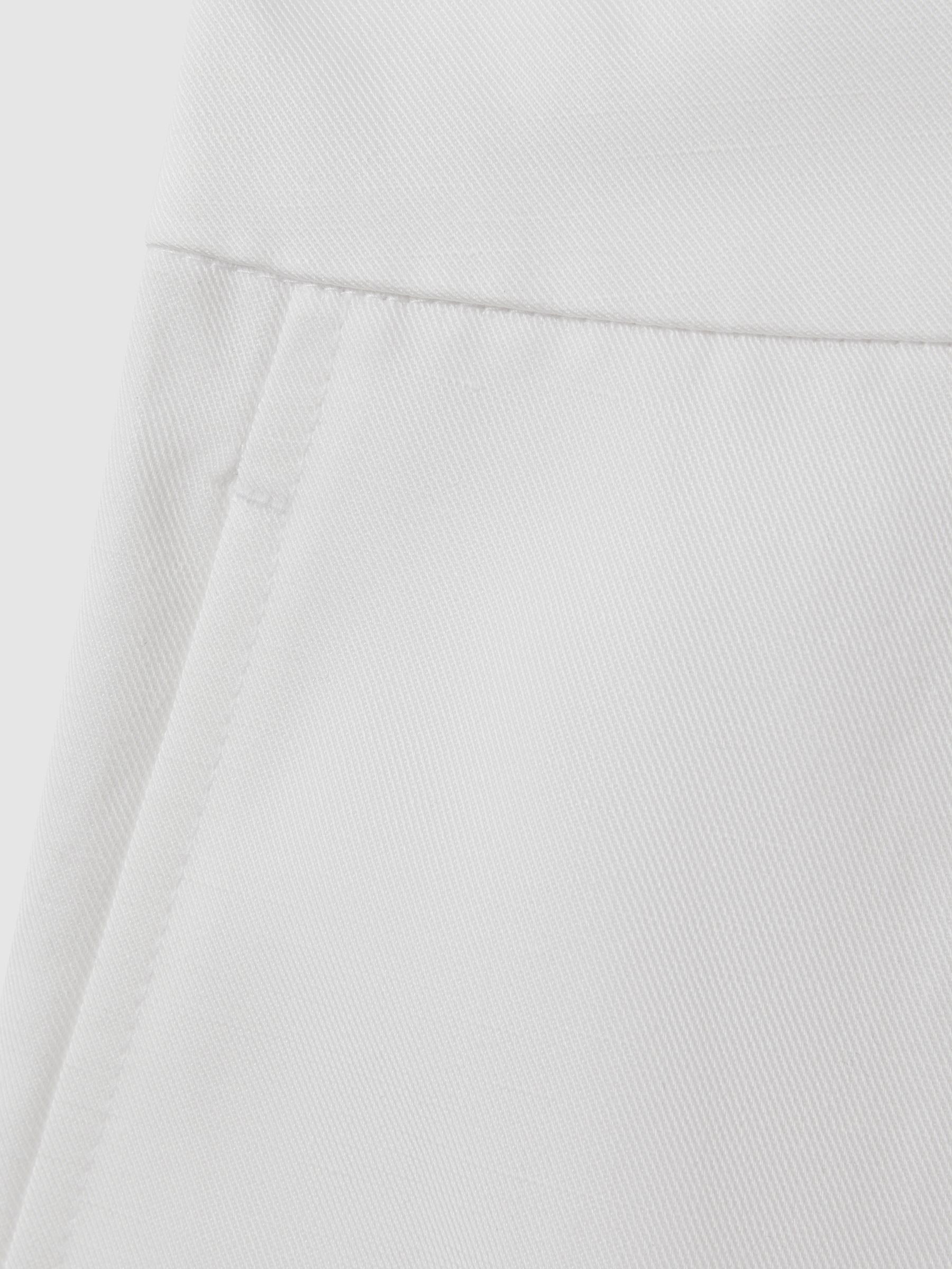 Tapered Suit Trousers with TENCEL™ Fibers in White - Image 5 of 5