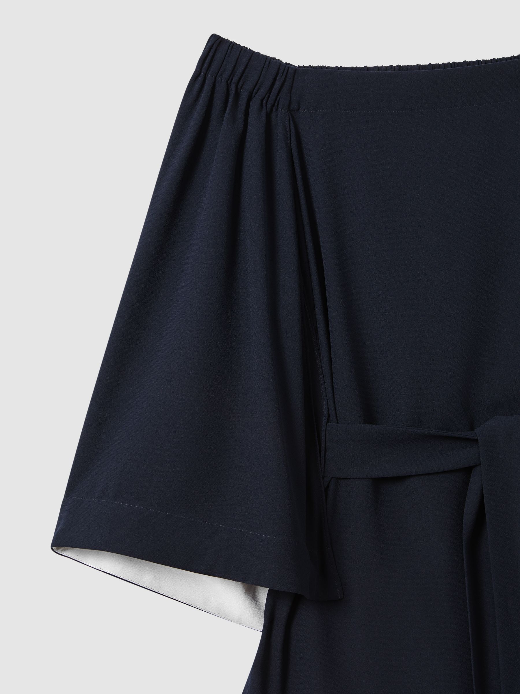 Off-The-Shoulder Tunic in Navy - Image 6 of 6