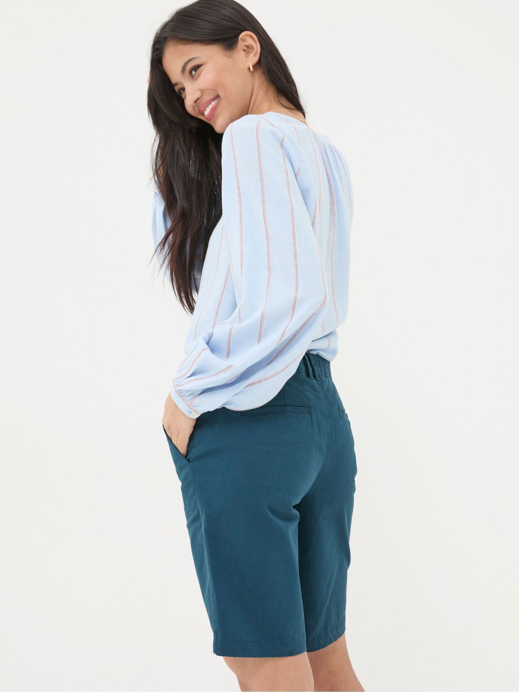Falmouth Blue Chinos Shorts - Image 2 of 5