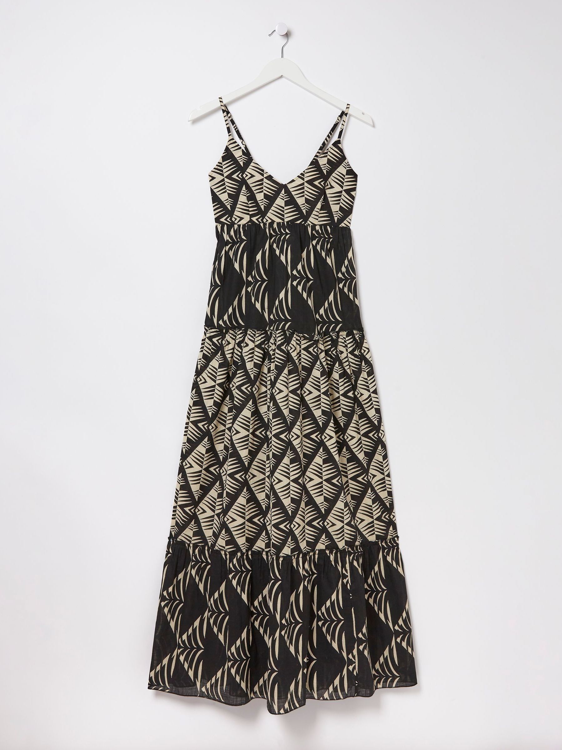 Marnie Black Mono Geo Beach Dress - Image 6 of 6