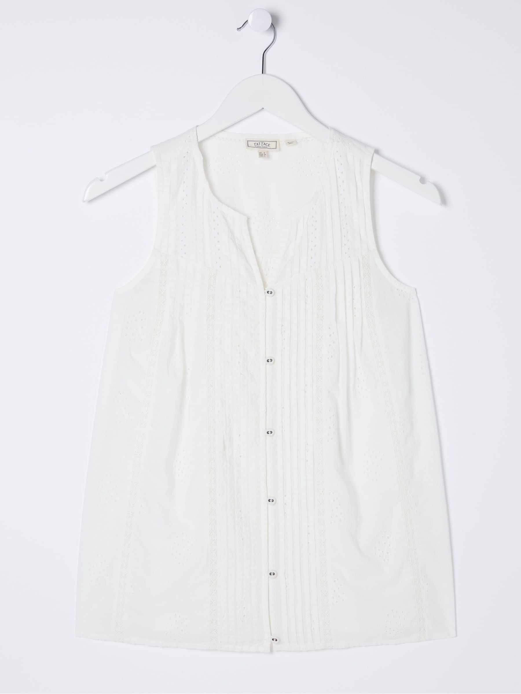 Cassie Natural Embroidered Cami - Image 4 of 4