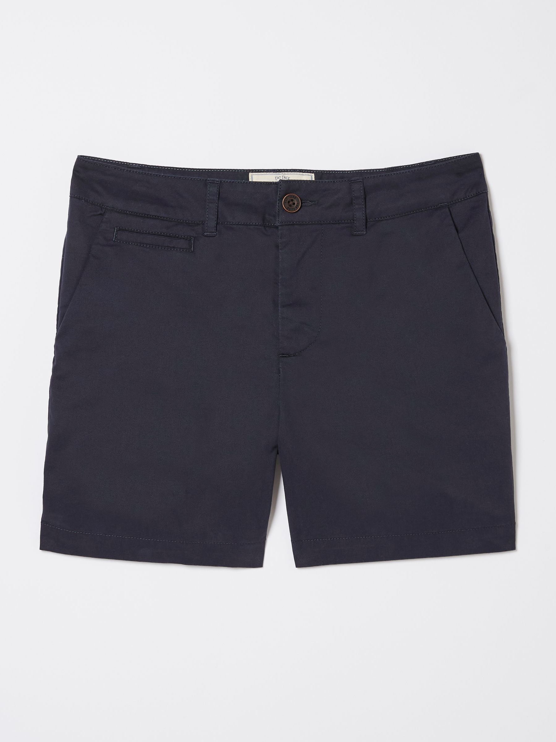 Ex Fat Face Women's Padstow Chino Shorts in Navy | UK
