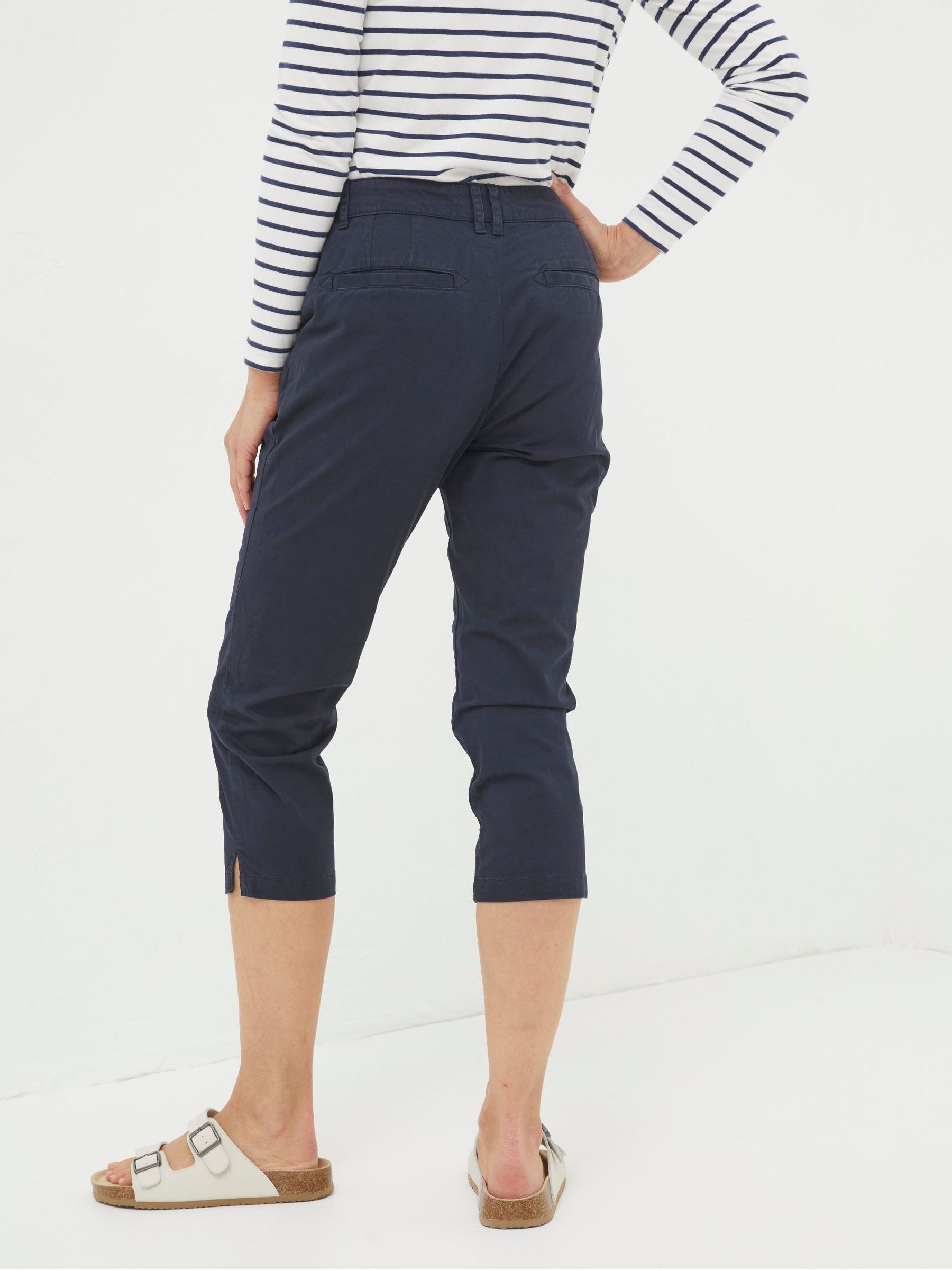 Farnham Blue Crop Chinos - Image 2 of 5