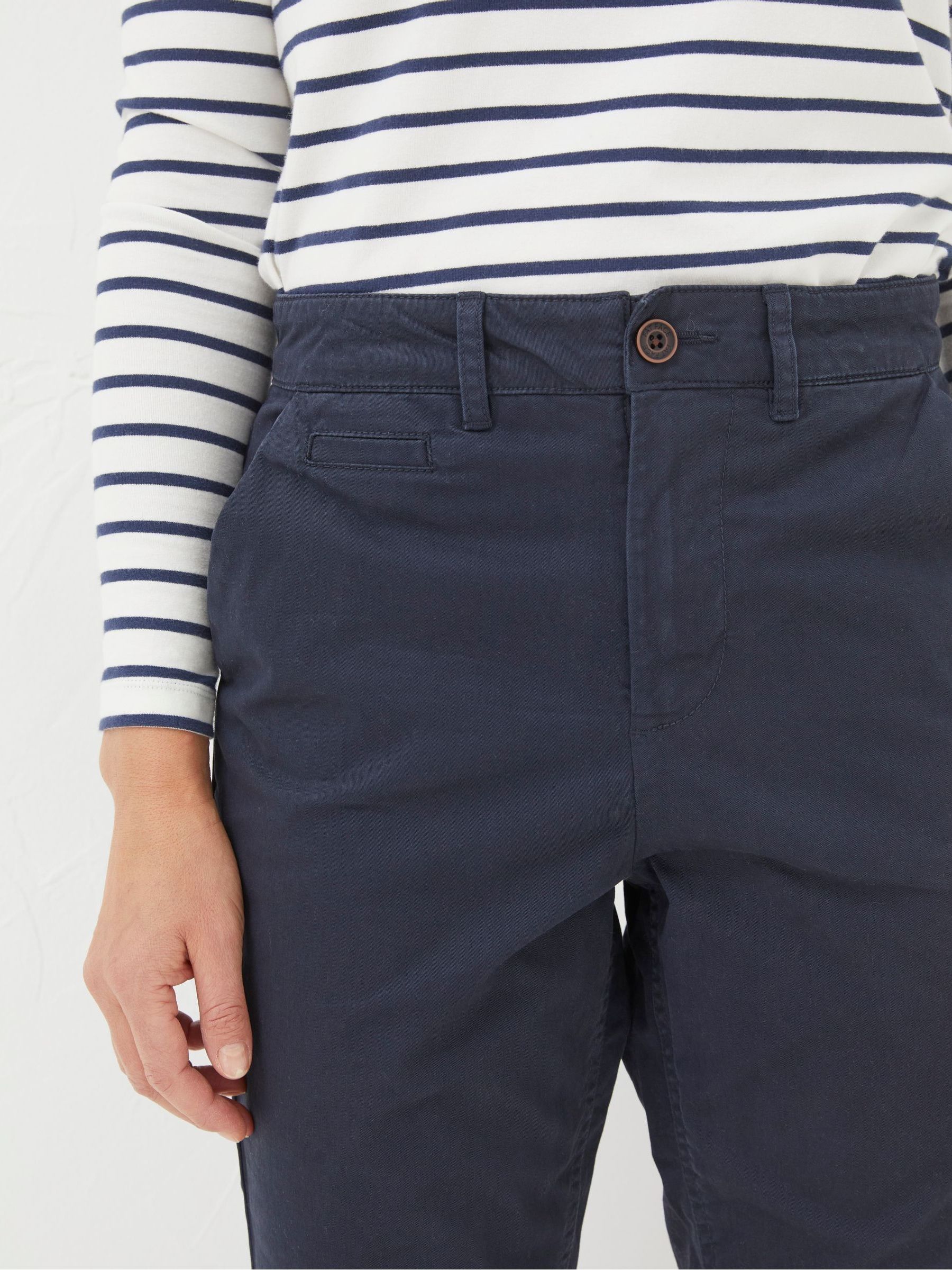 Farnham Blue Crop Chinos - Image 4 of 5
