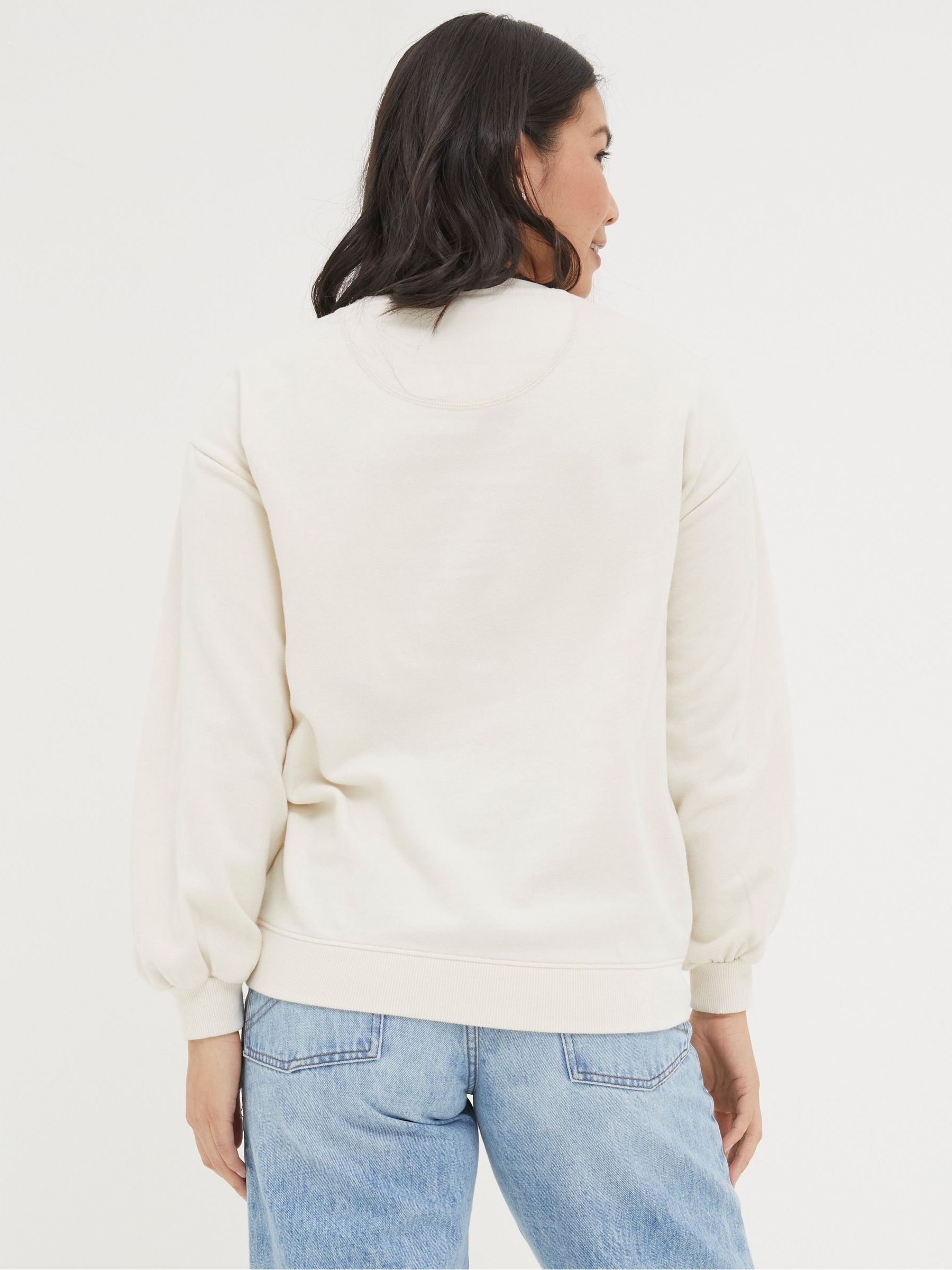 Alex Natural Art Floral Crew Sweatshirt - Image 3 of 7