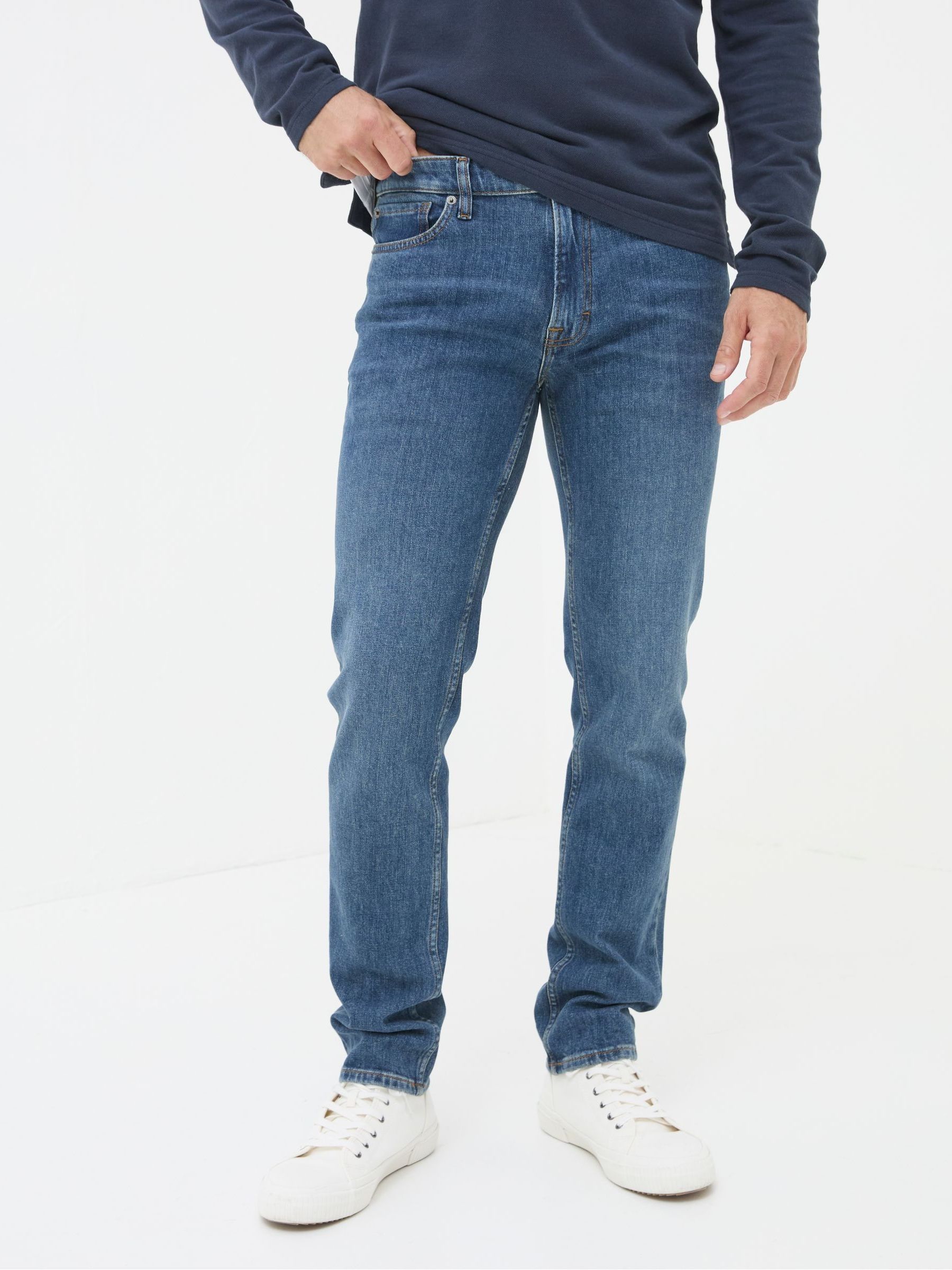 Indigo Blue Slim Fit Jeans - Image 1 of 6