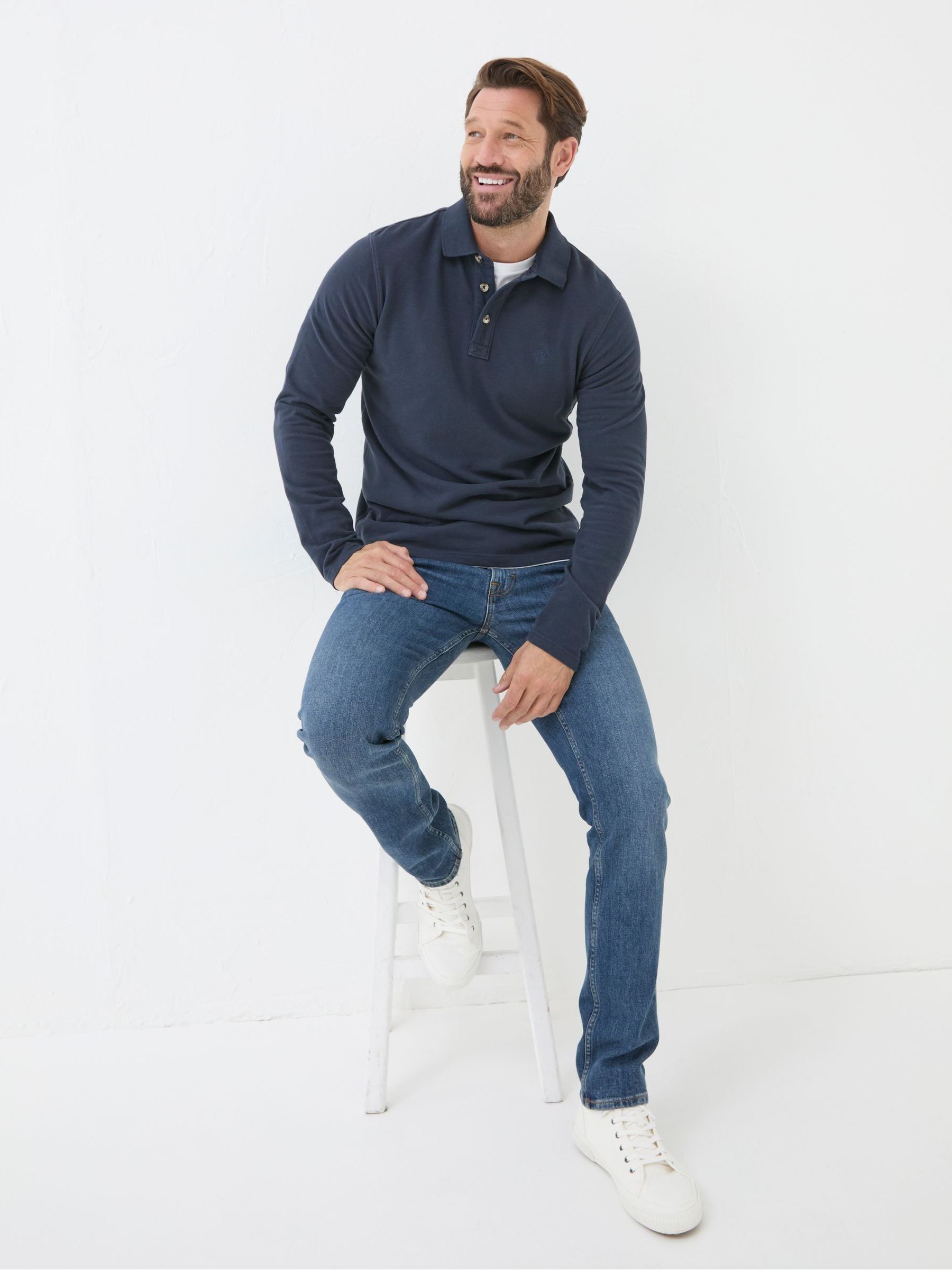 Indigo Blue Slim Fit Jeans - Image 4 of 6