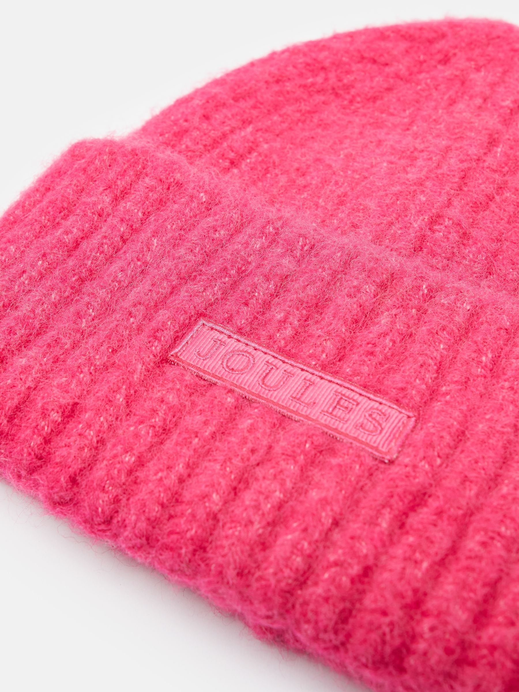Caversham Bright Pink Beanie Hat - Image 5 of 5