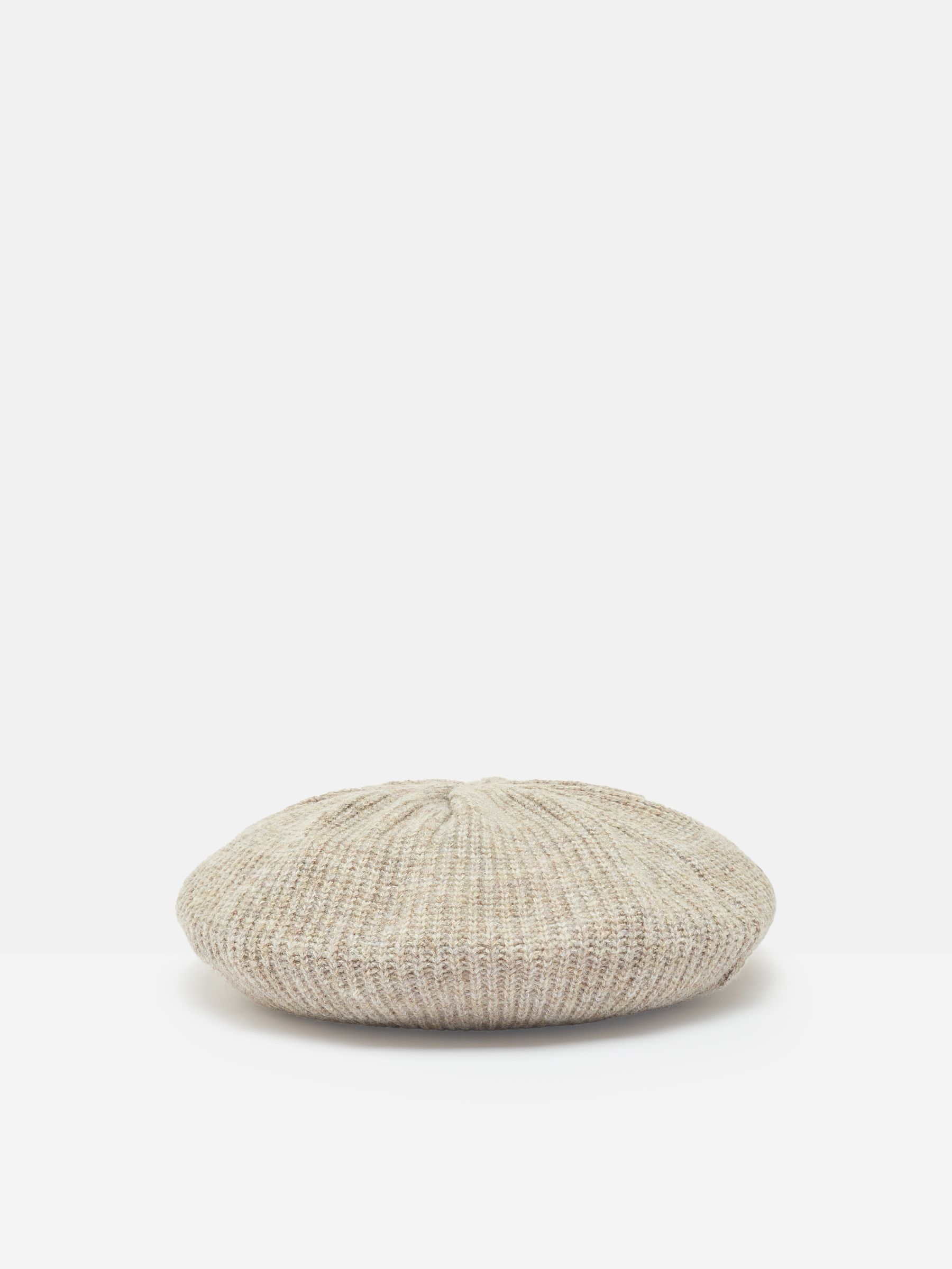 Joelle Oatmeal Knitted Beret - Image 3 of 4