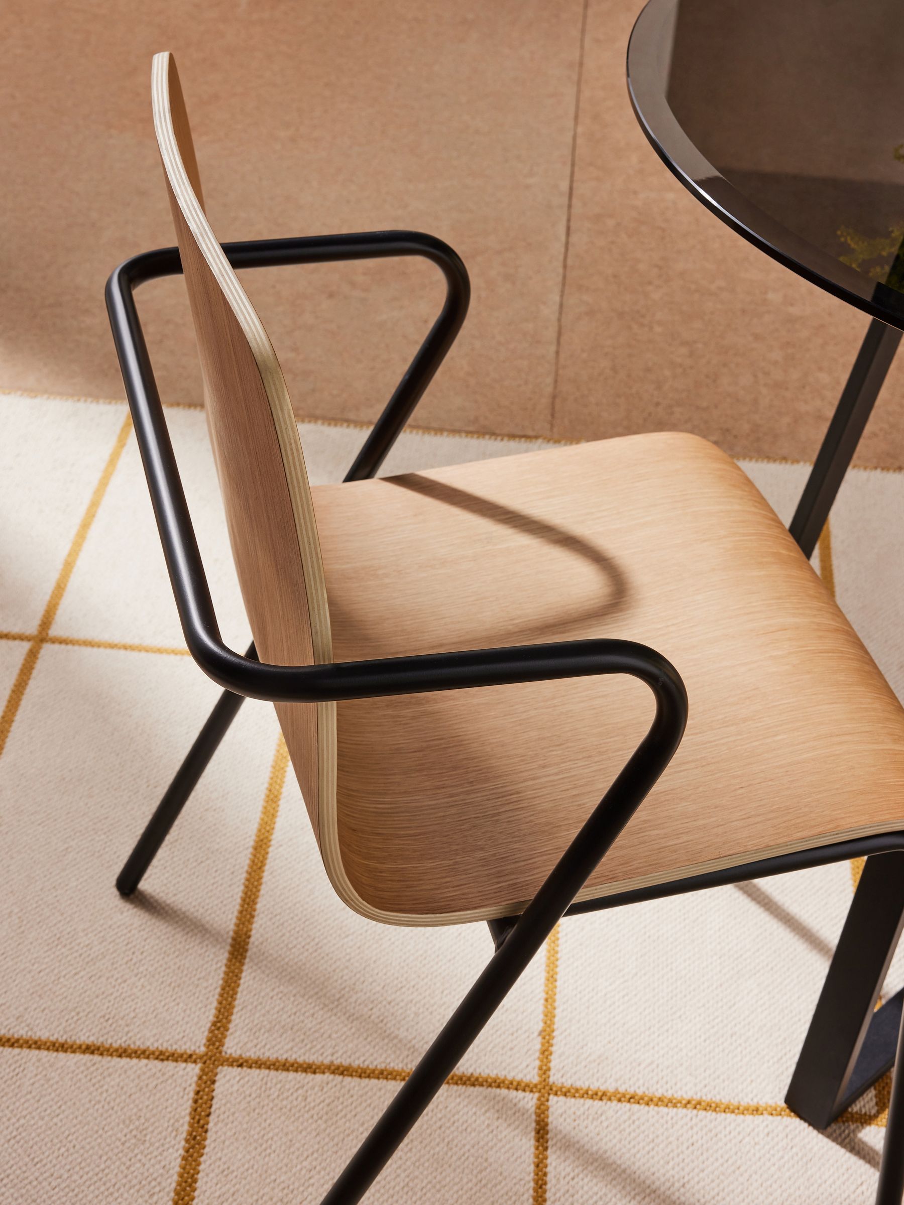 Set of 2 Sadie Dining Chairs in Black - Image 3 of 4