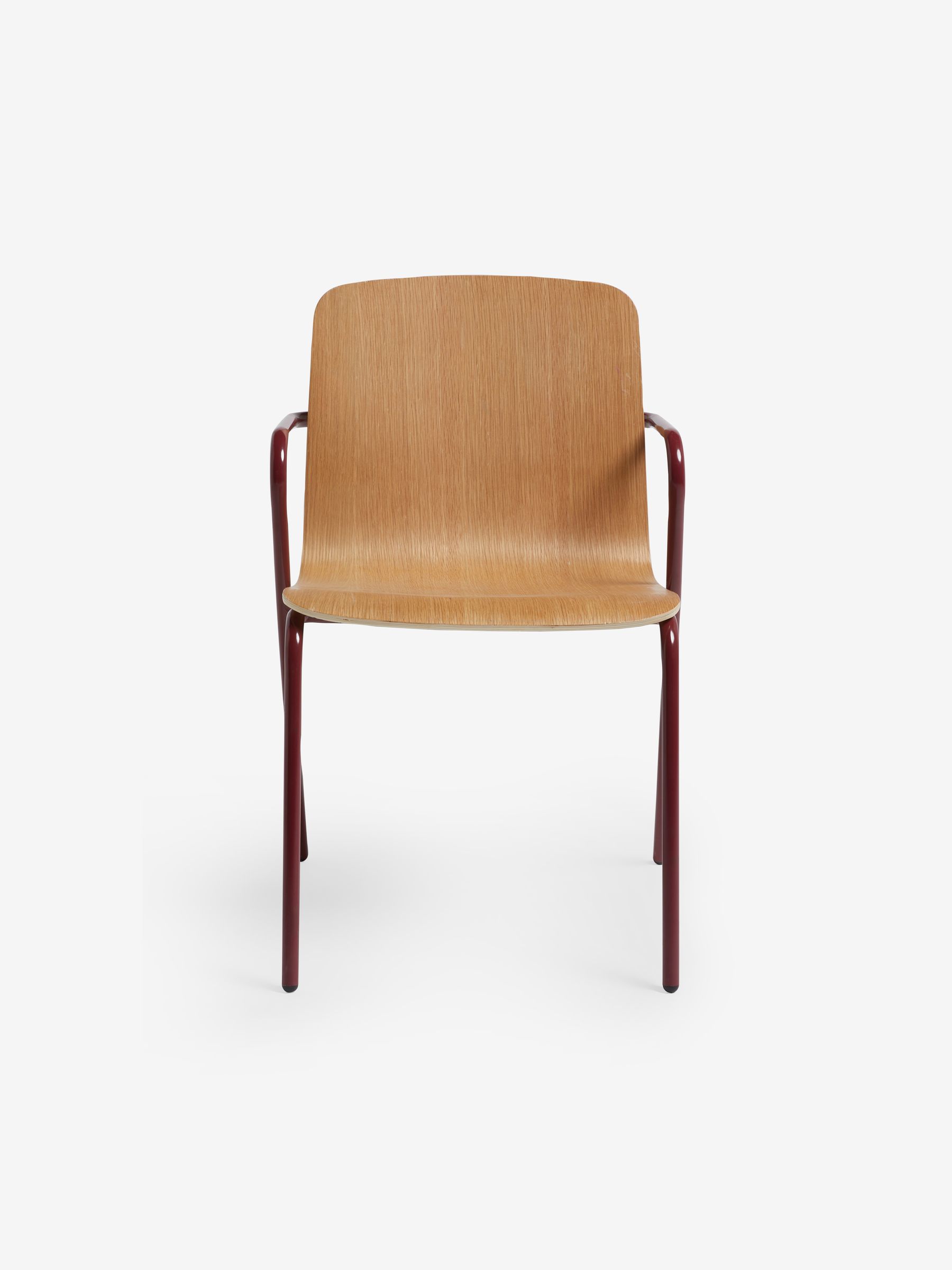 Set of 2 Sadie Dining Chairs in Burgundy Red - Image 6 of 6