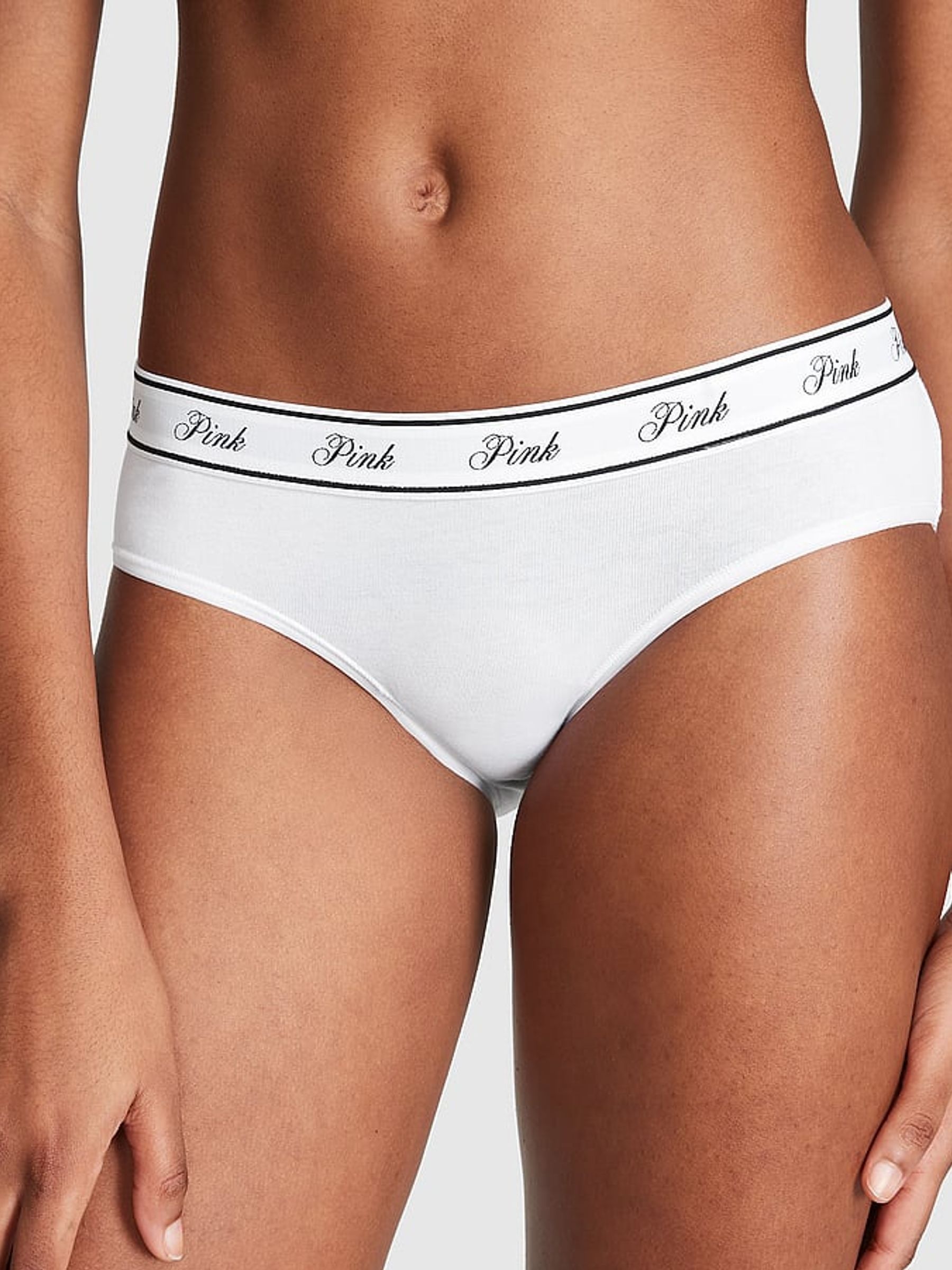 Black/Grey/White/Blue/Navy Blue Hipster 5 Pack Knickers - Image 2 of 3