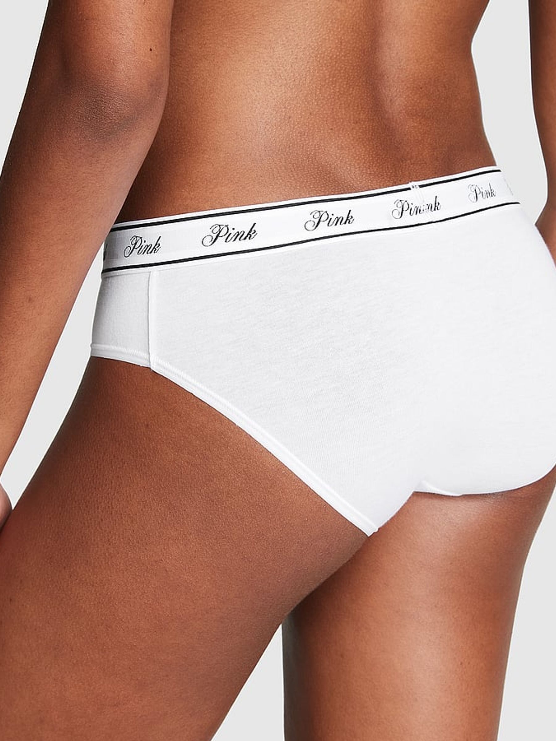 Black/Grey/White/Blue/Navy Blue Hipster 5 Pack Knickers - Image 3 of 3