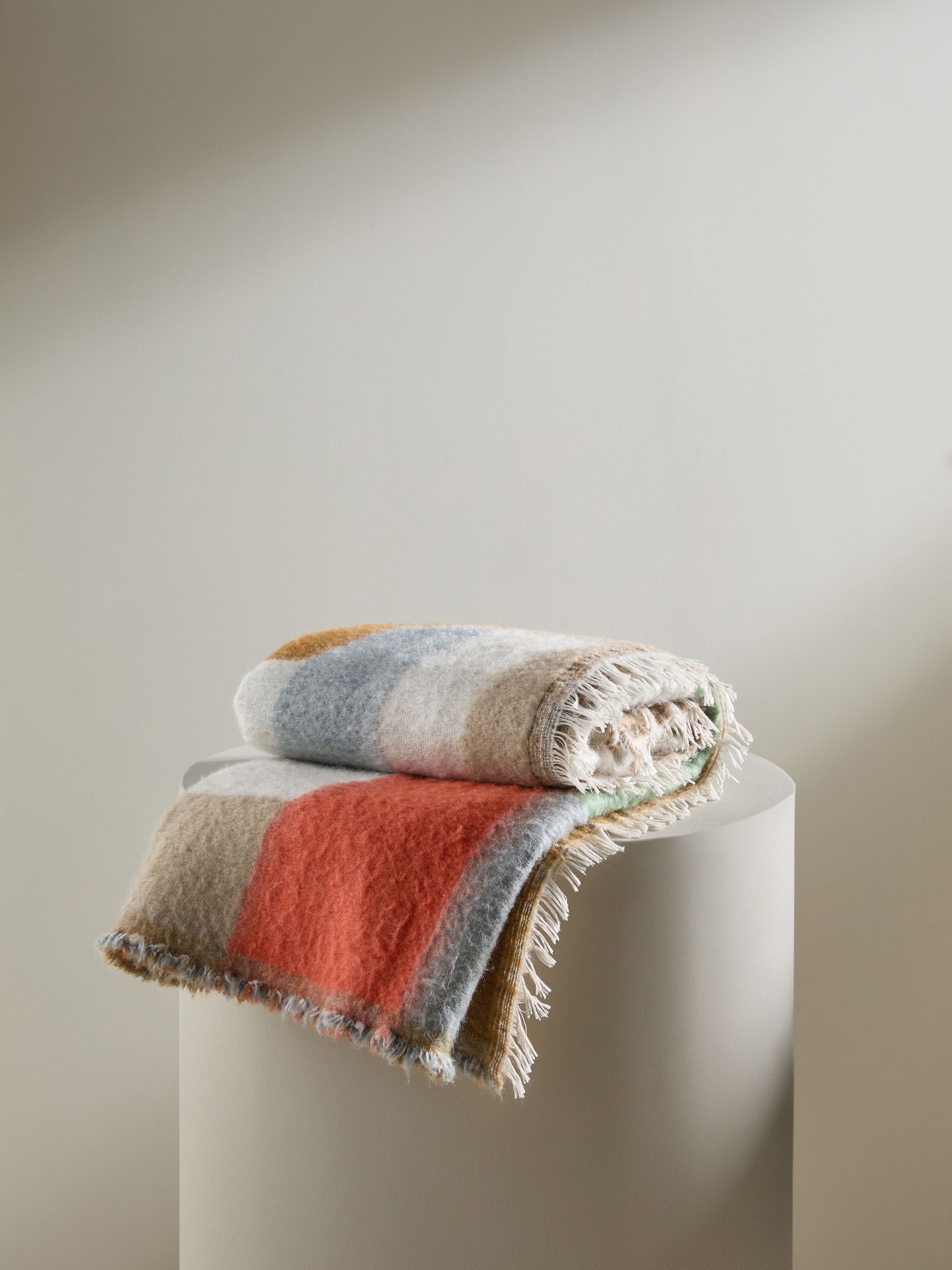 Kyla Brushed Throw in Multi - Image 3 of 6